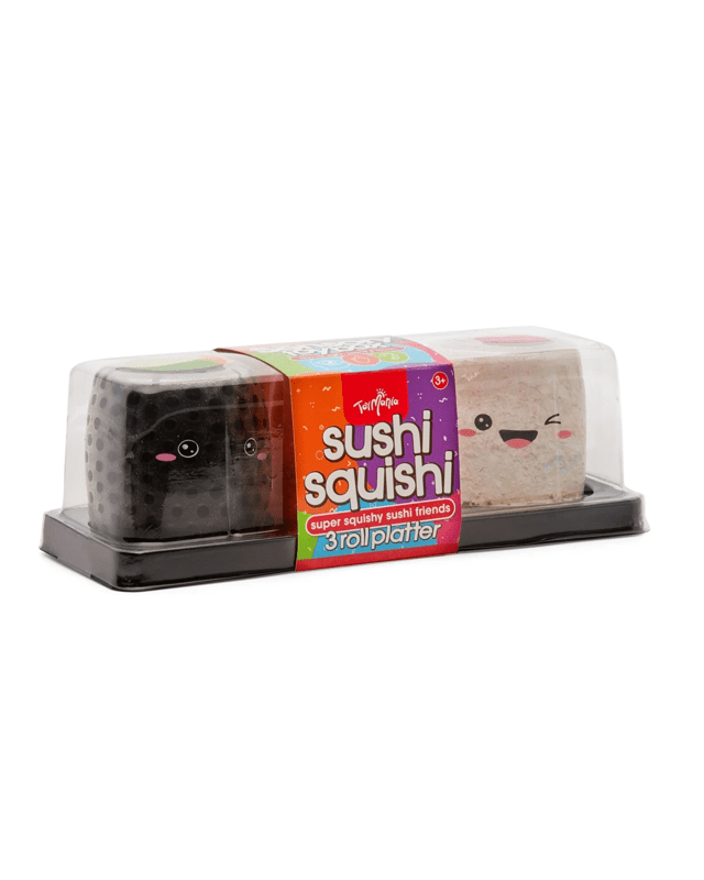 3 Pack ToyMania The Sensory Toy Box Sushi Squishi Roll Pla