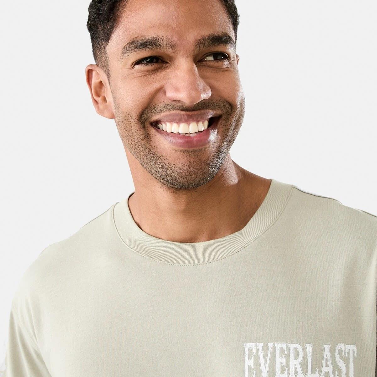 4 Everlast Mens Crew Neck T-shirt Bone, 4 of 7