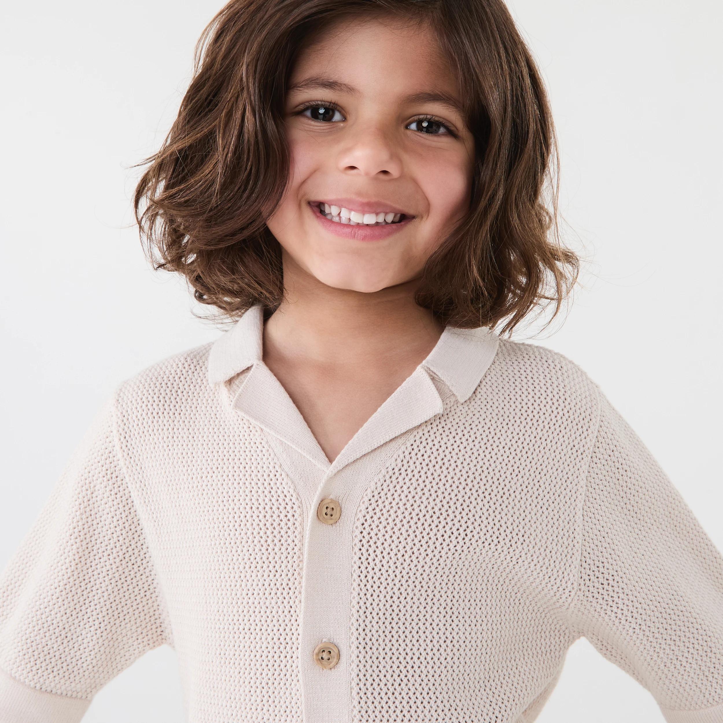3 Short Sleeve Knit Shirt Bge Rainy, 3 of 8