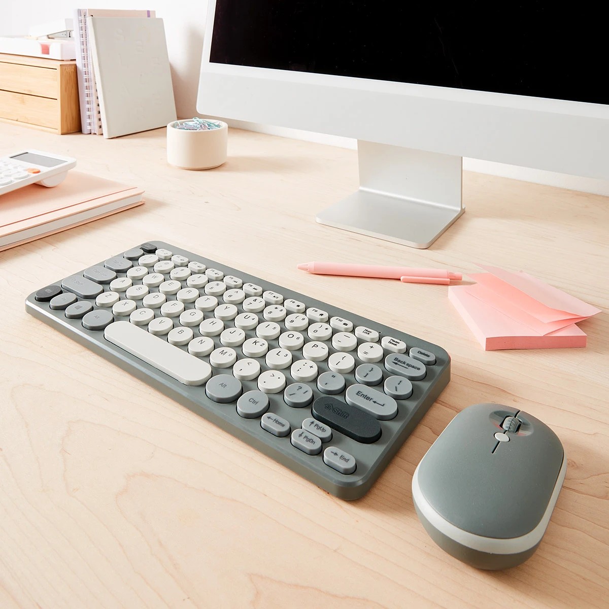 1 Wireless Keyboard and Mouse - Grey, 1 of 9