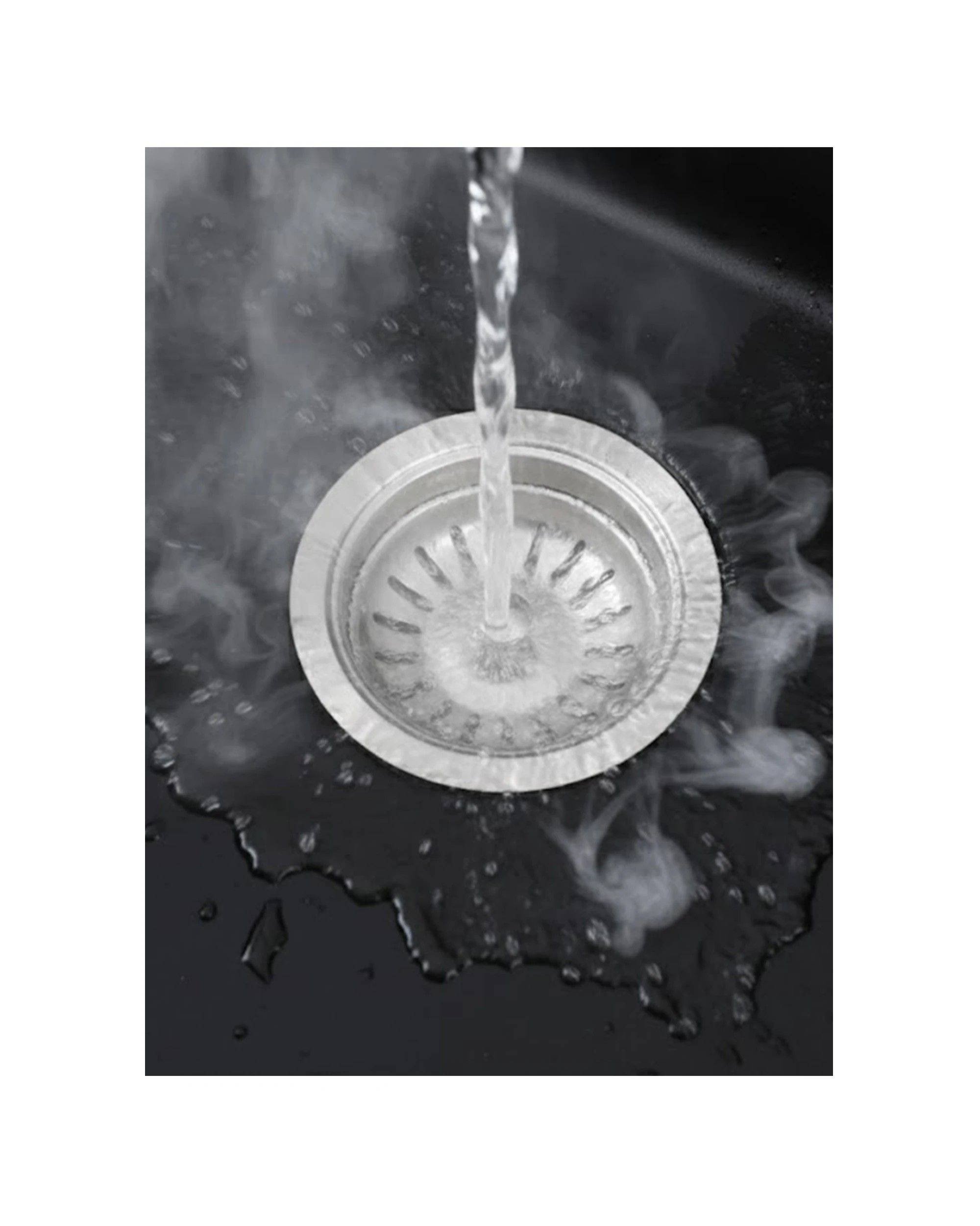 2 Cefito Kitchen Sink 45x45cm Granite Stone Sink Single Bowl - Black, 2 of 6