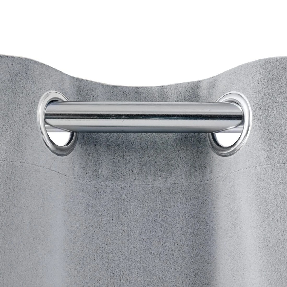 3 Marbella Block Out Curtain - Grey - 140cm x 223cm, 3 of 5