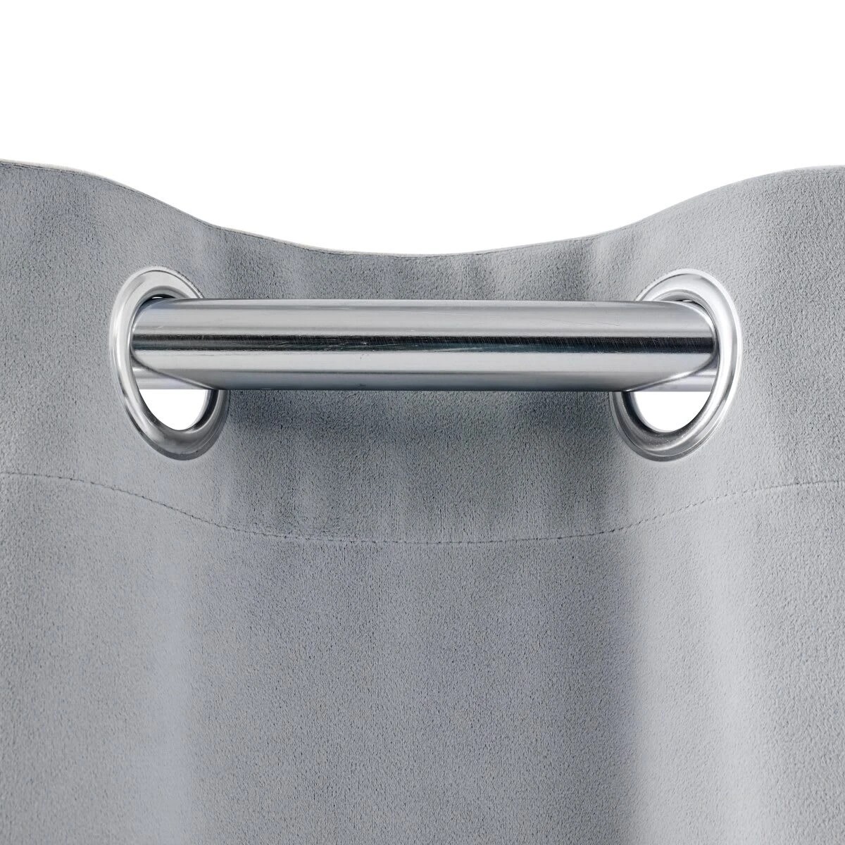 3 Marbella Block Out Curtain - Grey - 140cm x 223cm, 3 of 5