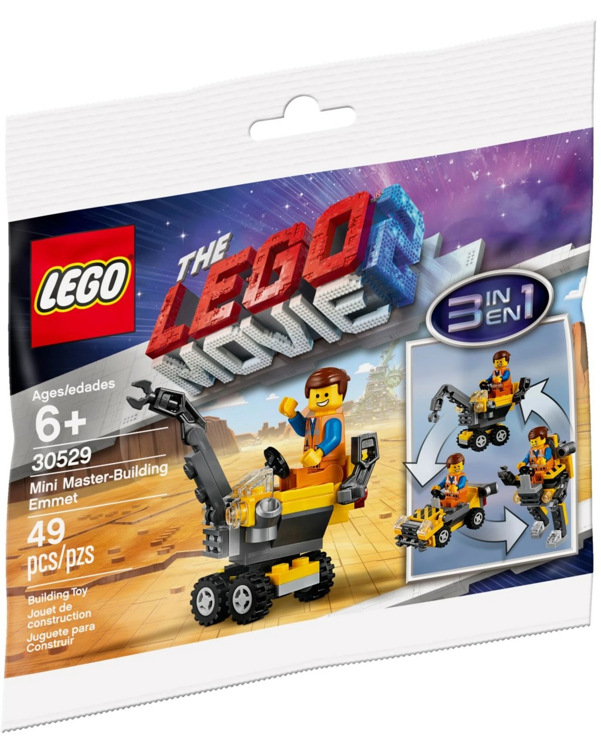 1 LEGO 30529 Mini Master-Building Emmet Polybag, 1 of 1