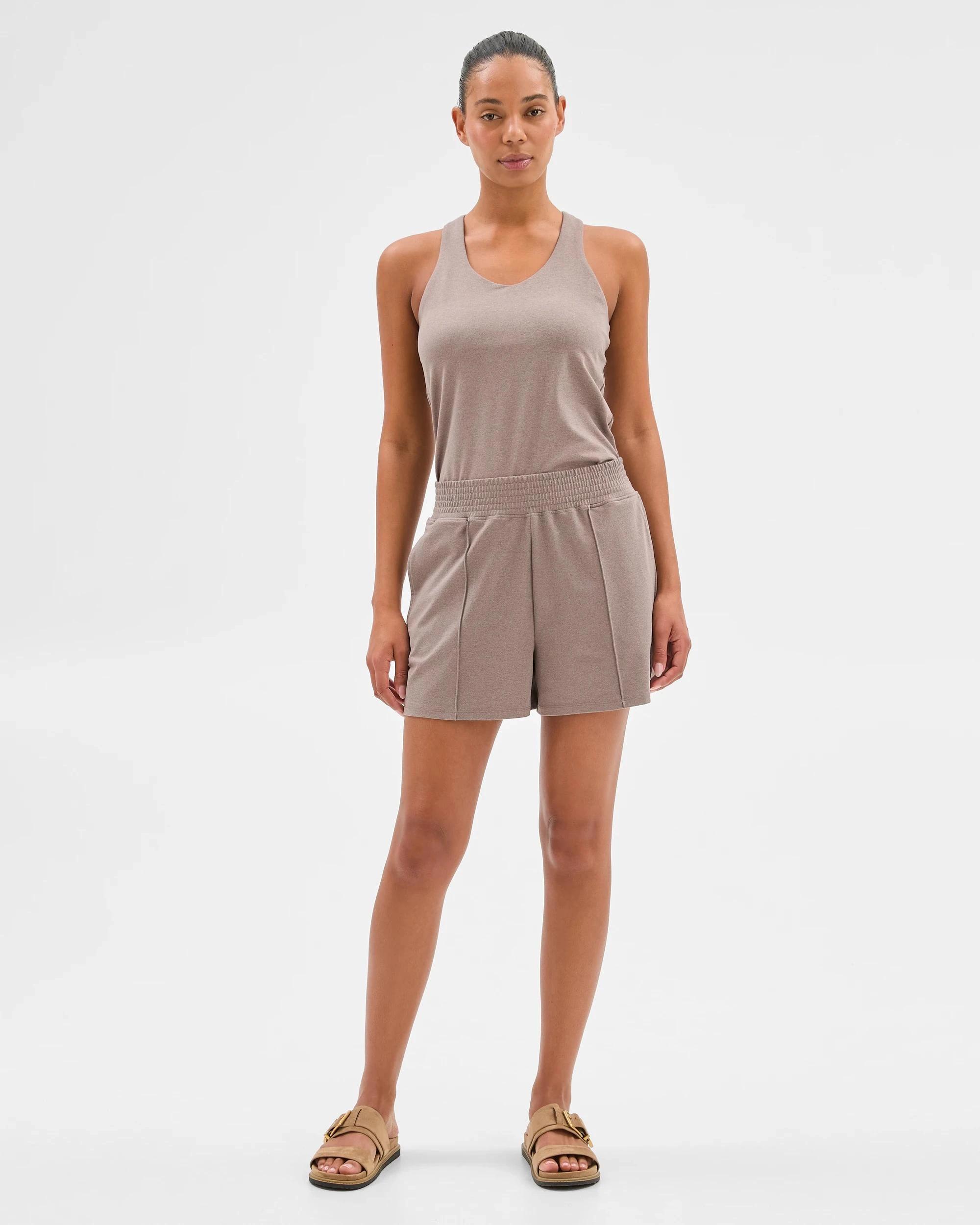 2 Target Active Studio Luxe Relaxed Shorts MUSHROOM MARLE, 2 of 5