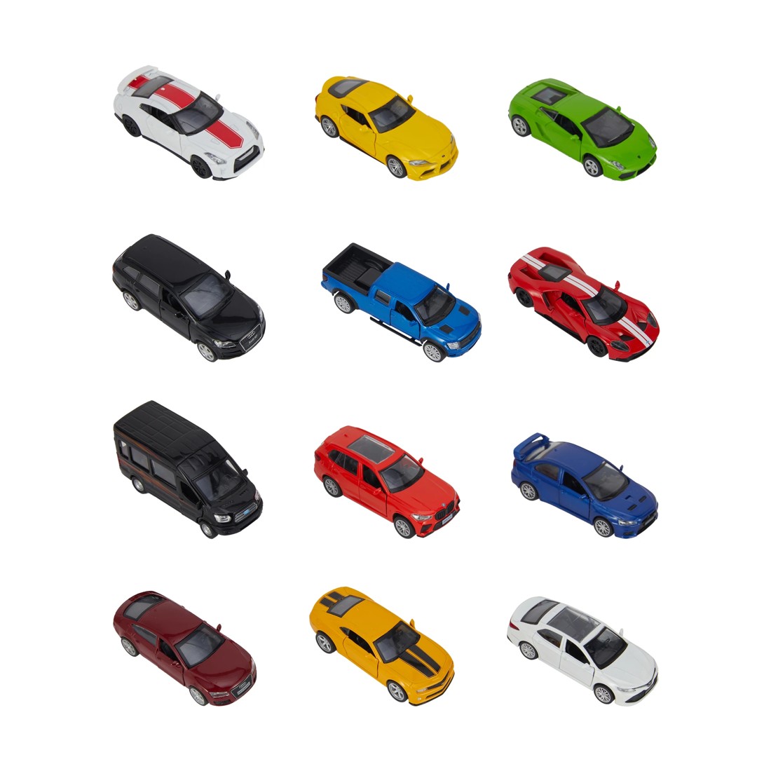 7 Metal Speed Zone (MSZ) Die Cast Metal Street Series Scale Model Car - Assorted, 7 of 10