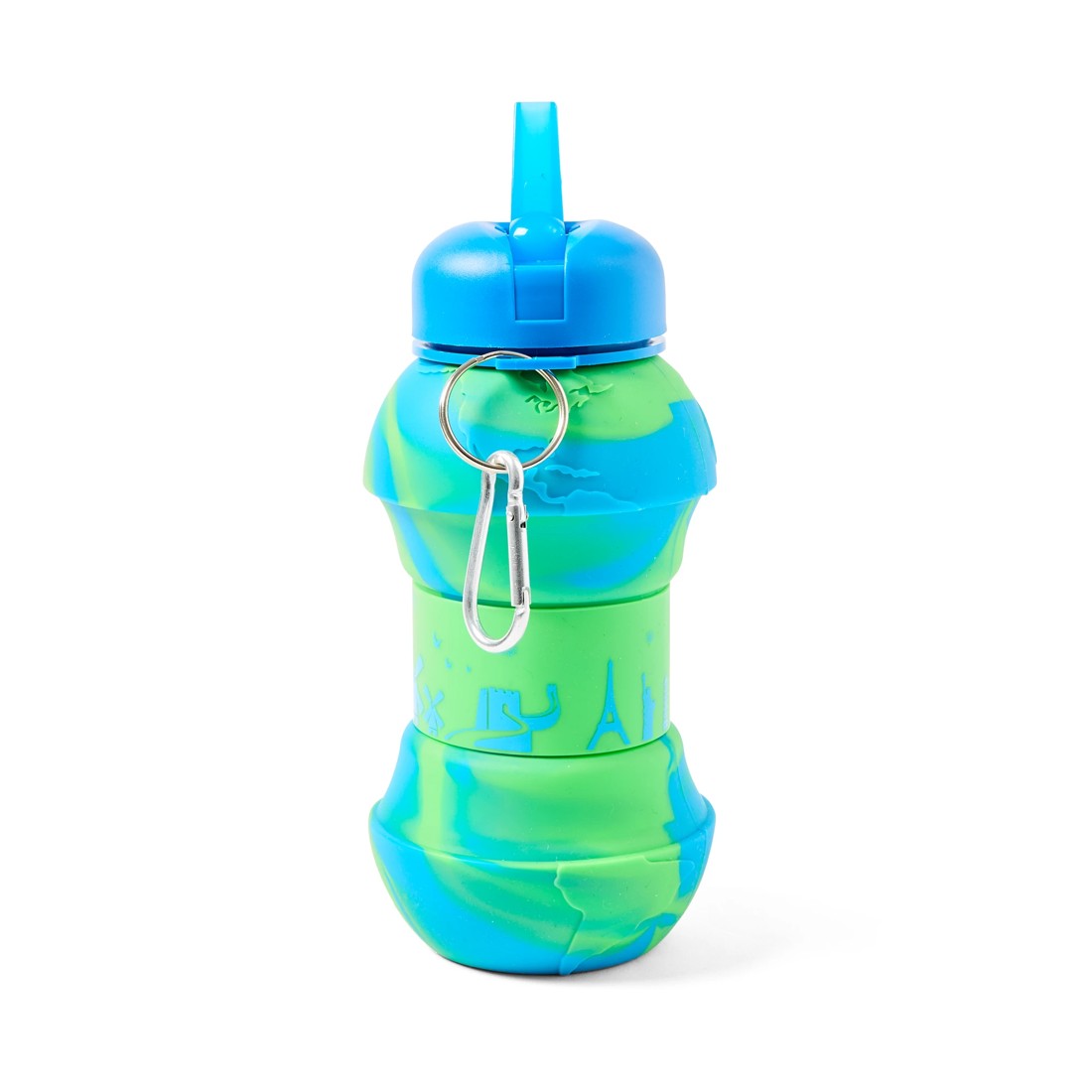 4 550ml Globe Pop-Up Collapsible Drink Bottle, 4 of 8