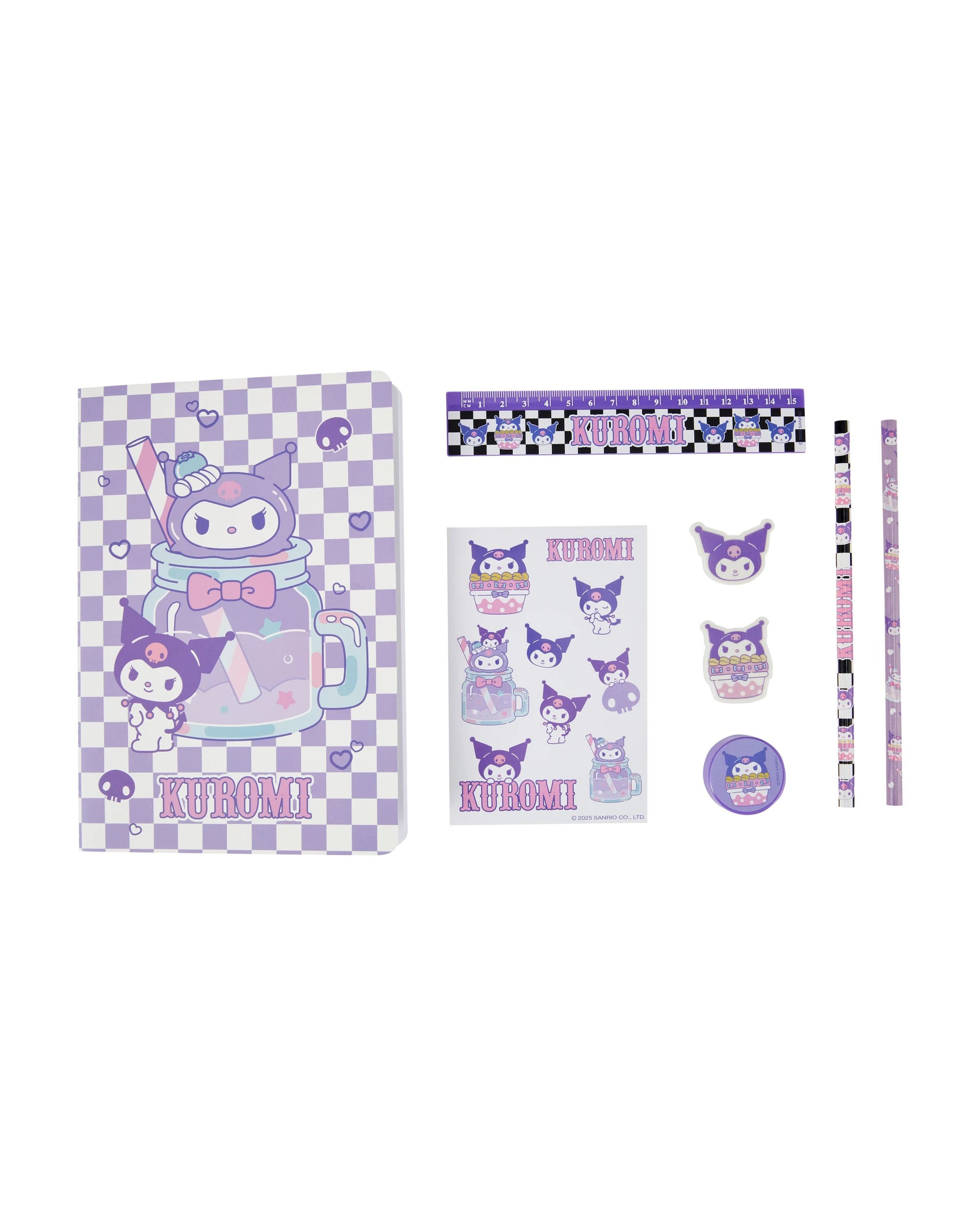 3 Kuromi Stationery Set, 3 of 8