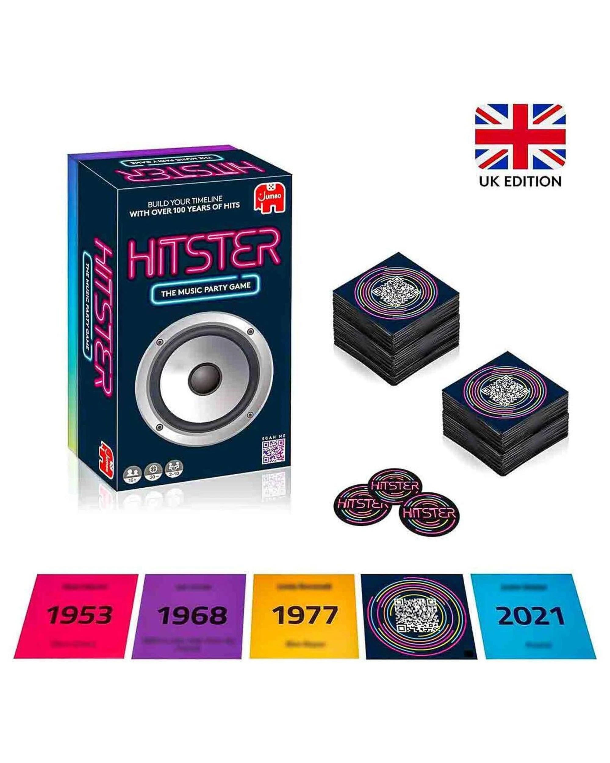 2 Hitster The Music Party Game Card Game, 2 of 6