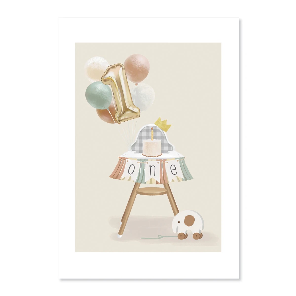 3 Connections from Hallmark 1st Birthday Card - High Chair, 3 of 3