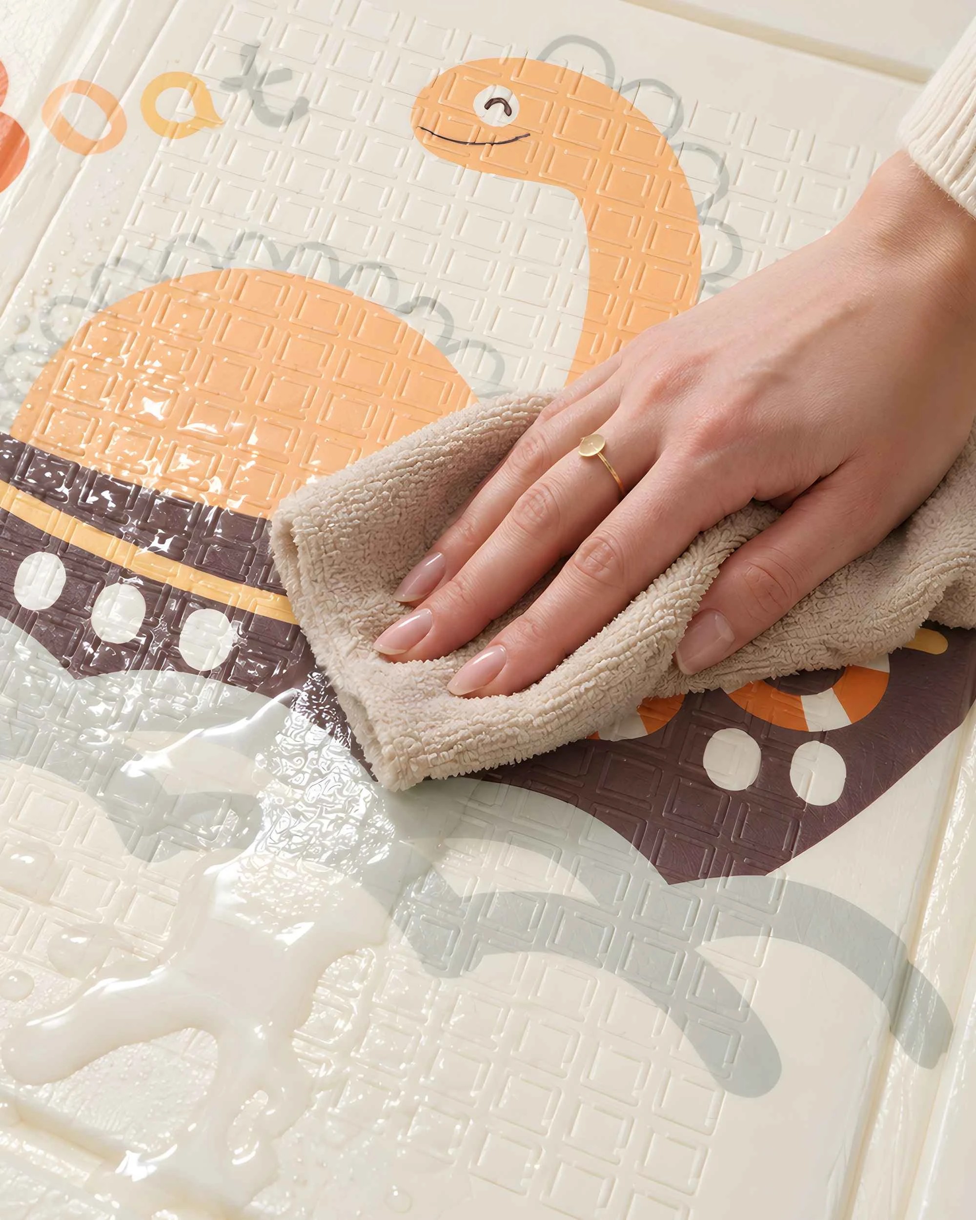 4 Playpals Reversible Baby Play Mat with Fold-Up Sides w/ Pit Balls XPE Foam 148x177cm, 4 of 8