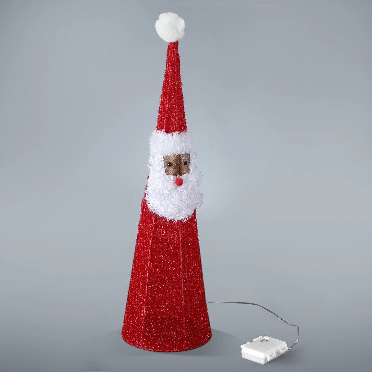 3 AUSWAY Christmas Lights Decorations Santa Claus Face 30 LED Strip Home, 3 of 7