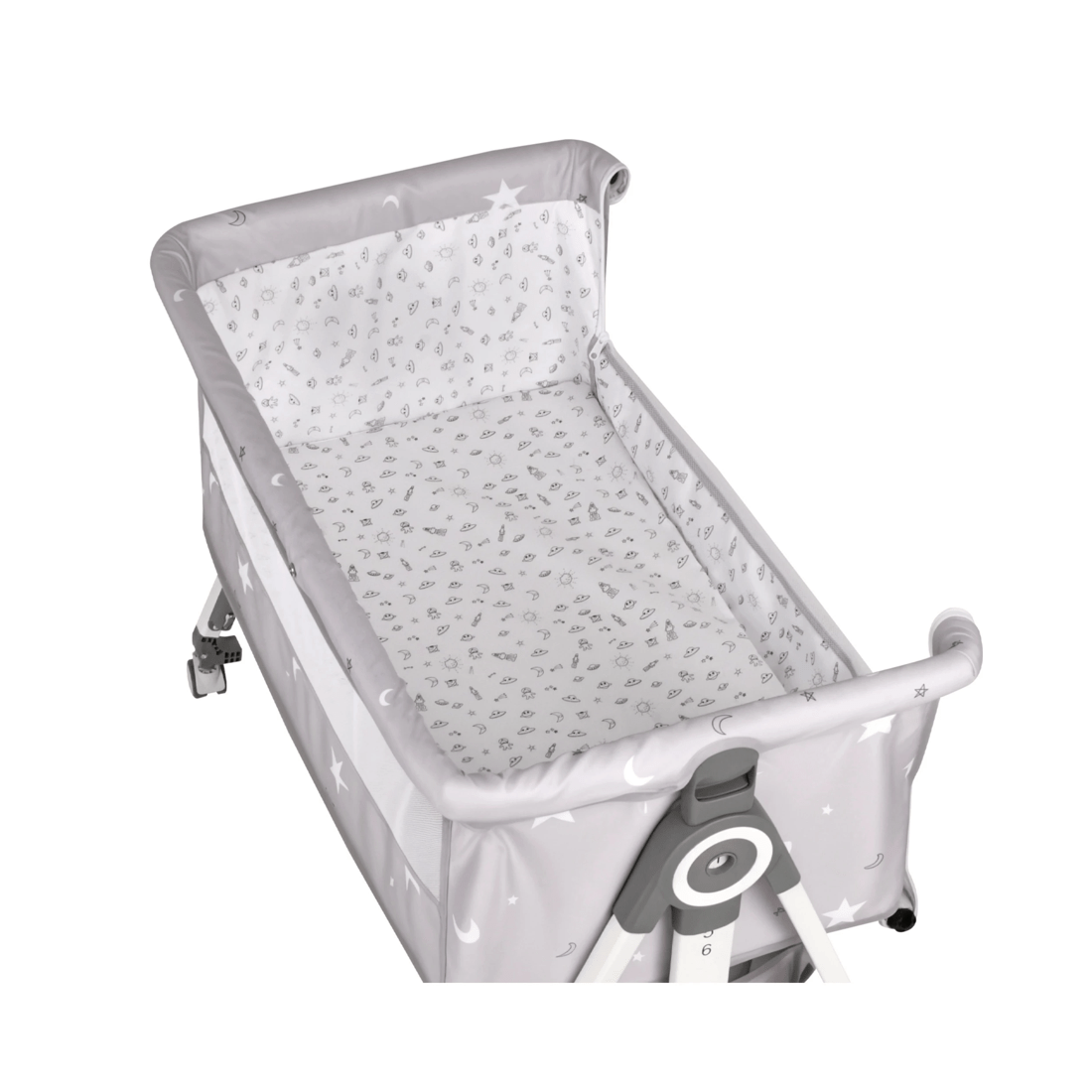 6 Advwin 3 in 1 Baby Bassinets Bedside Crib with Mattress 6 Height Adjustable Bedside Bassinet for Newborn, 6 of 9