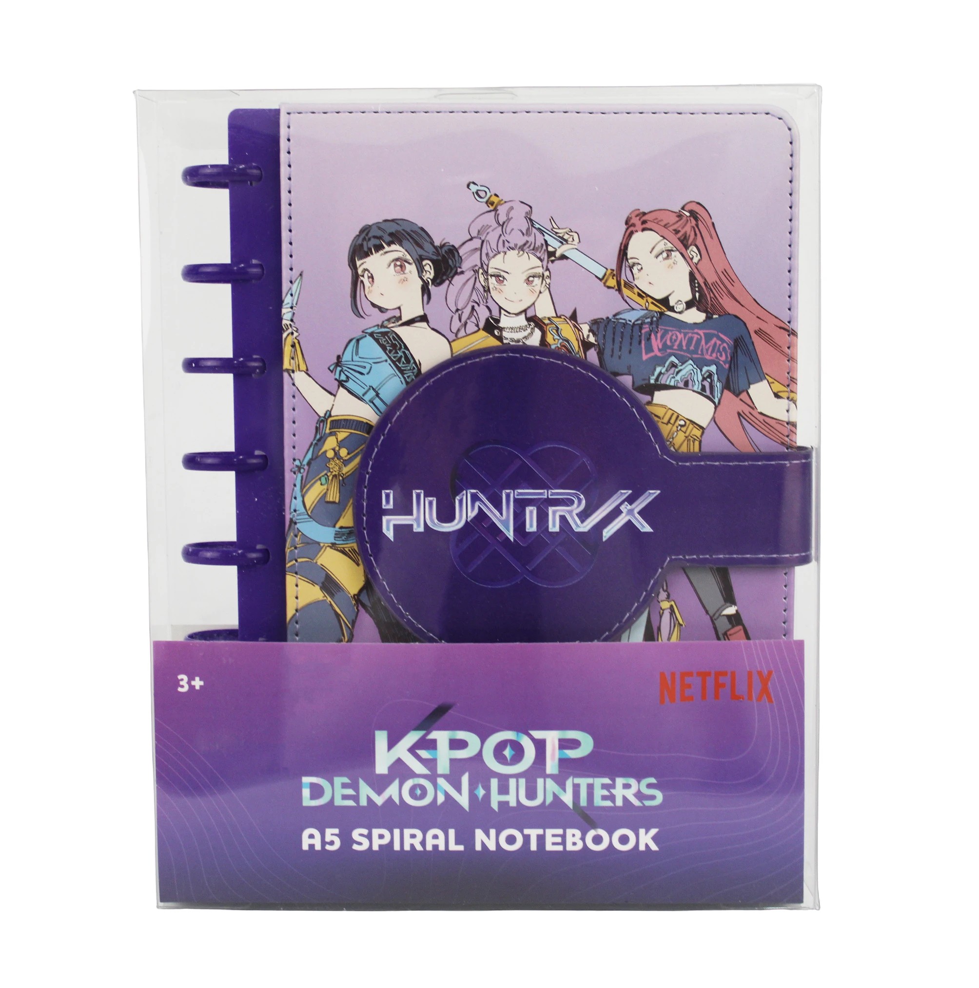 2 KPop Demon Hunters A5 Spiral Notebook - Huntrix, 2 of 3