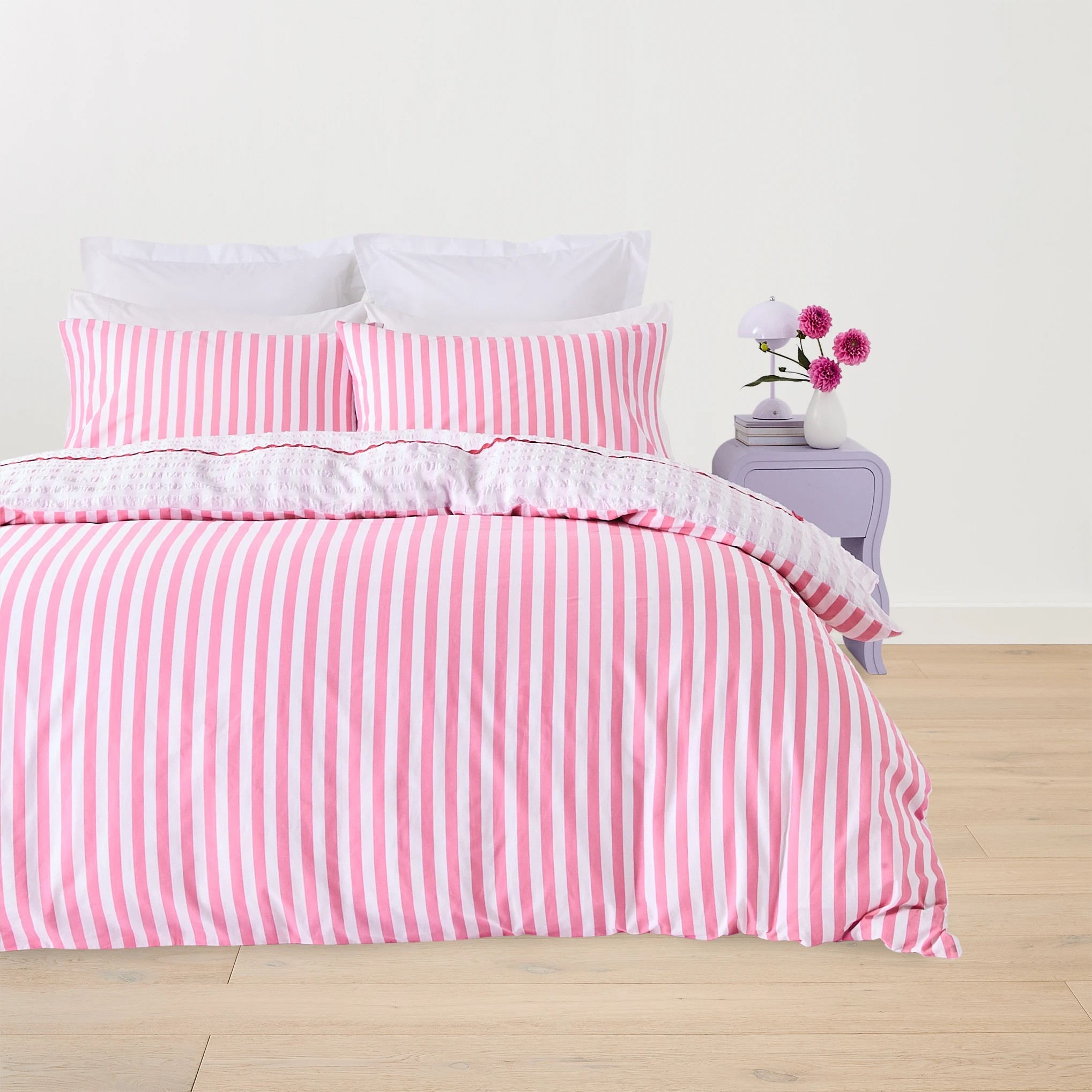 2 Ric Rac Cotton Reversible Quilt Cover Set - Double Bed, 2 of 8