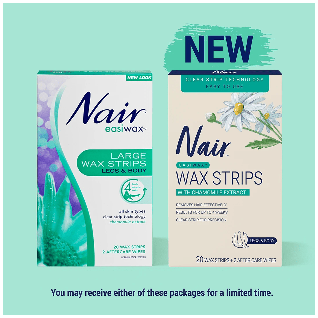 3 20 Pack Nair Easiwax Large Wax Strips, 3 of 10