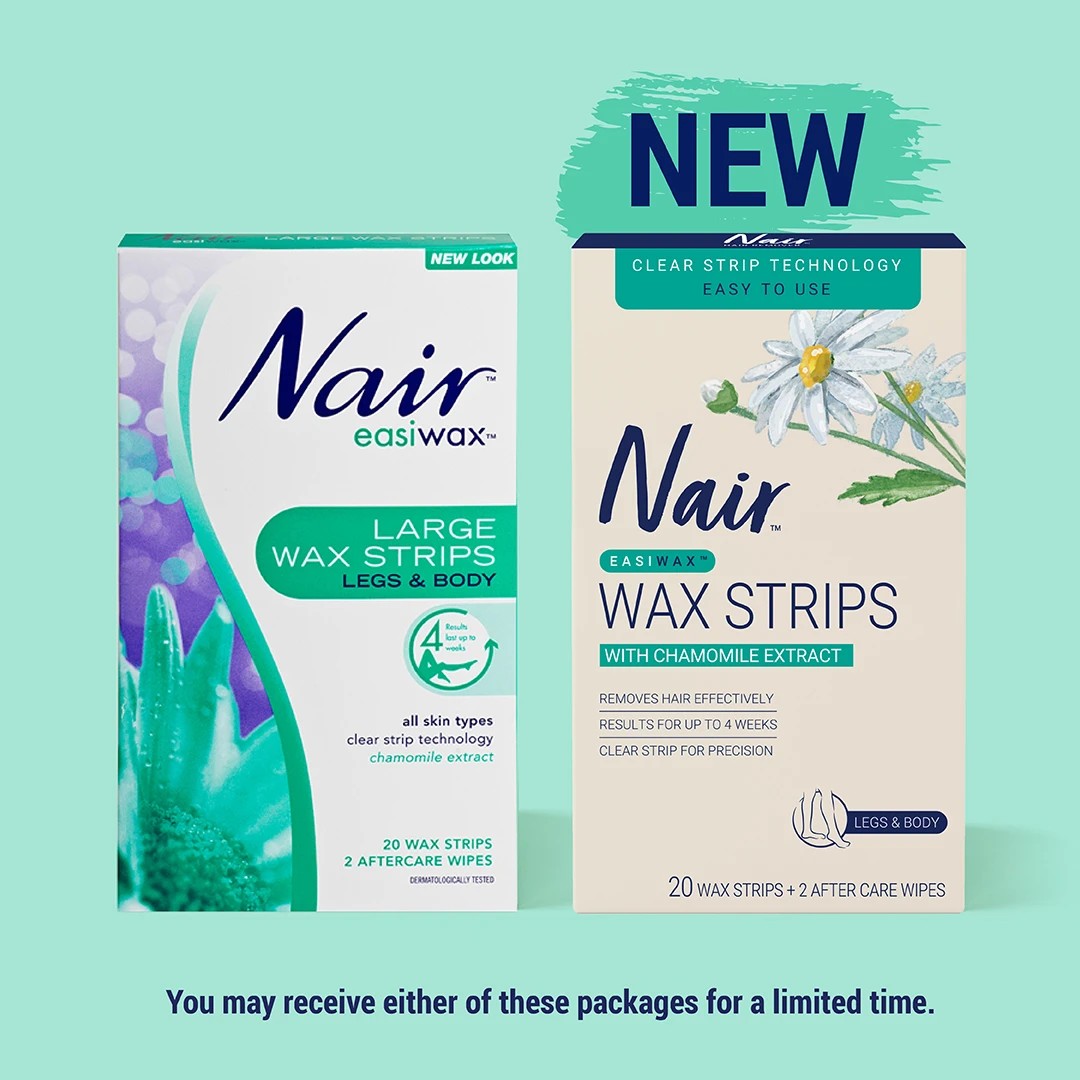 3 20 Pack Nair Easiwax Large Wax Strips, 3 of 10