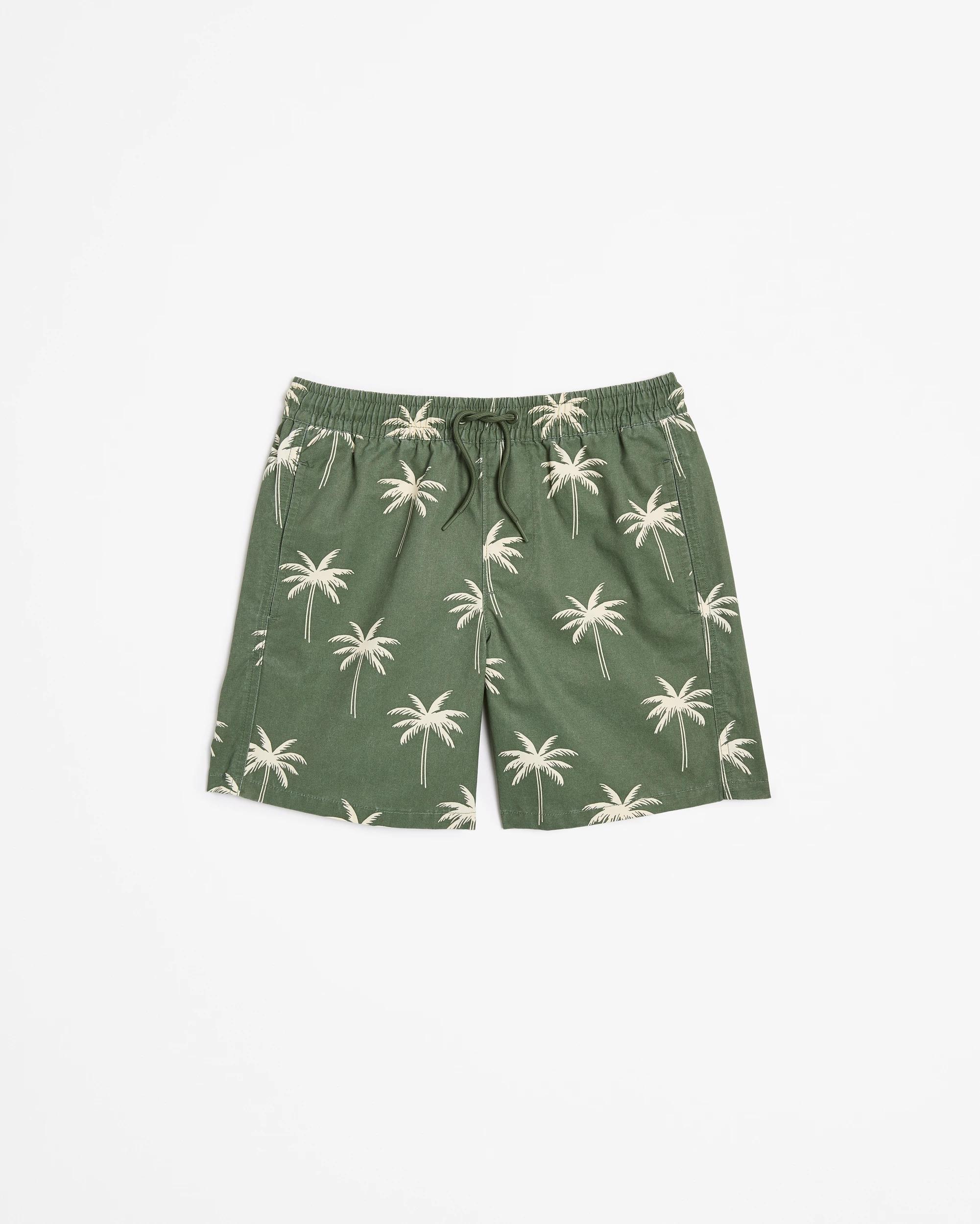 1 Target Swim Boardshorts KHAKI PALM, 1 of 3