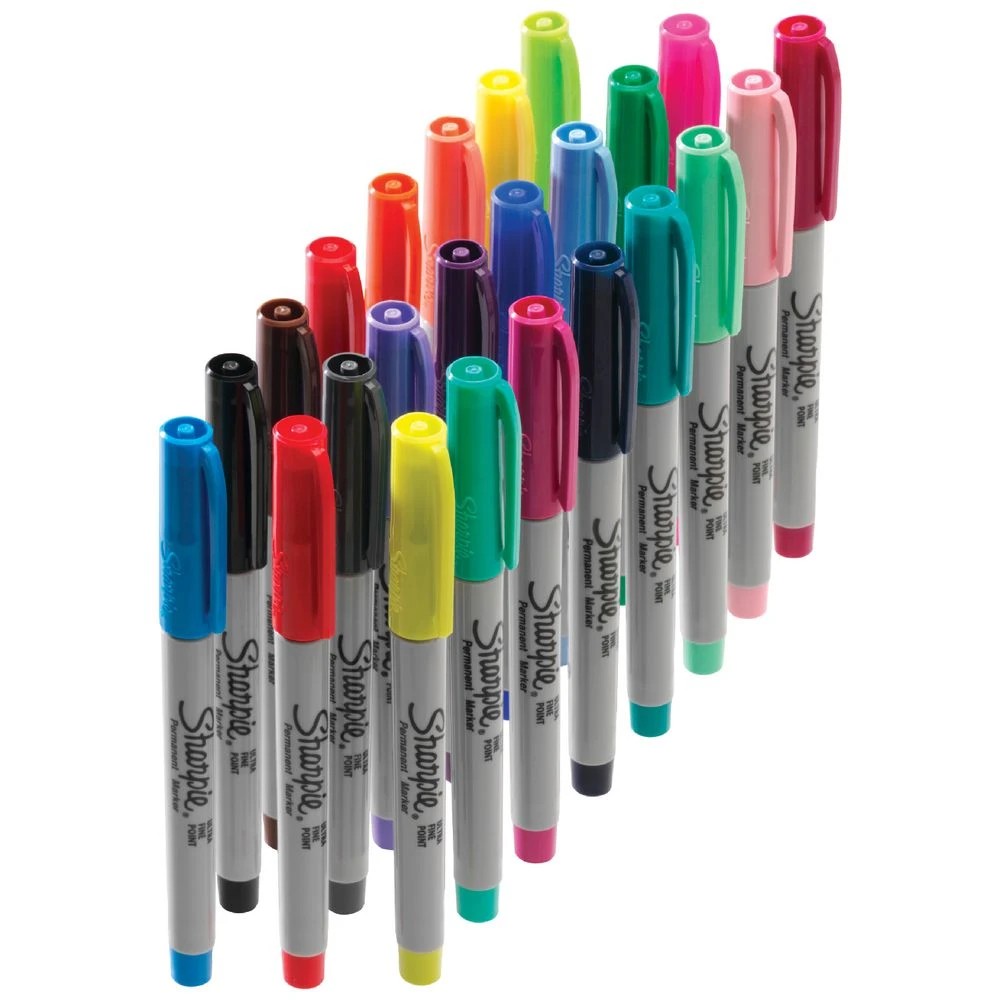 6 Sharpie Ultra Fine Permanent Markers Colour Burst 24 Pack, 6 of 7