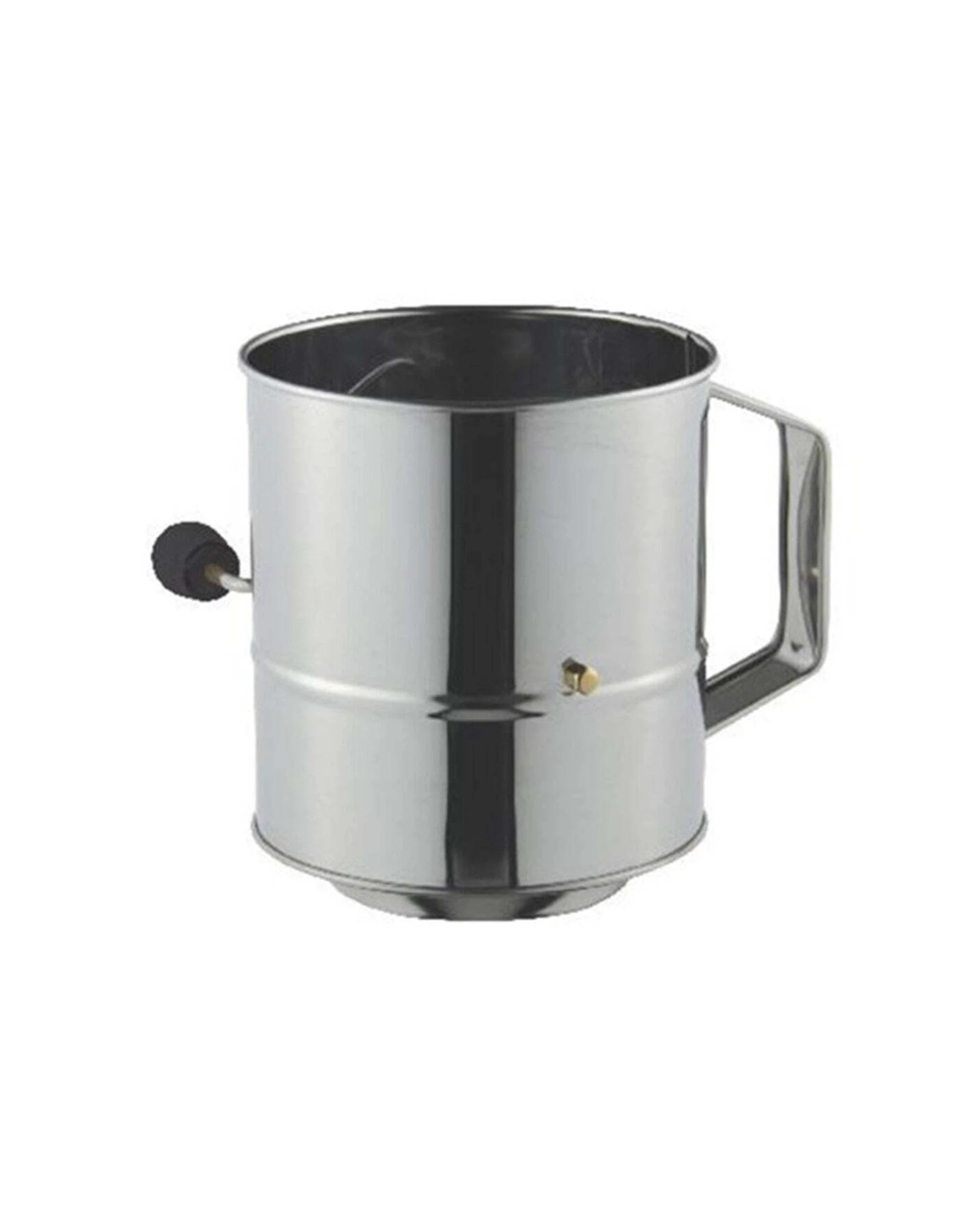 1 Avanti 5 Cup Stainless Steel Flour Sifter With Crank Handle Baking Tool - Silver, 1 of 1