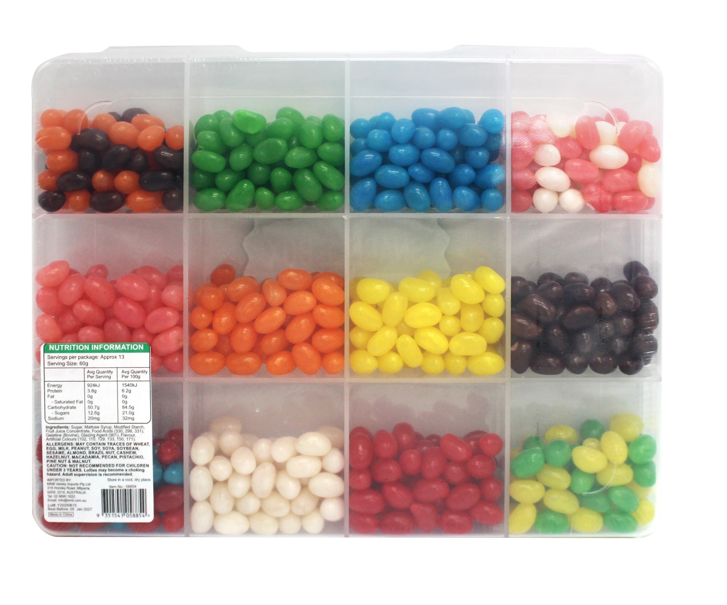 2 Snackle Box Jelly Bean Selection 800g, 2 of 2