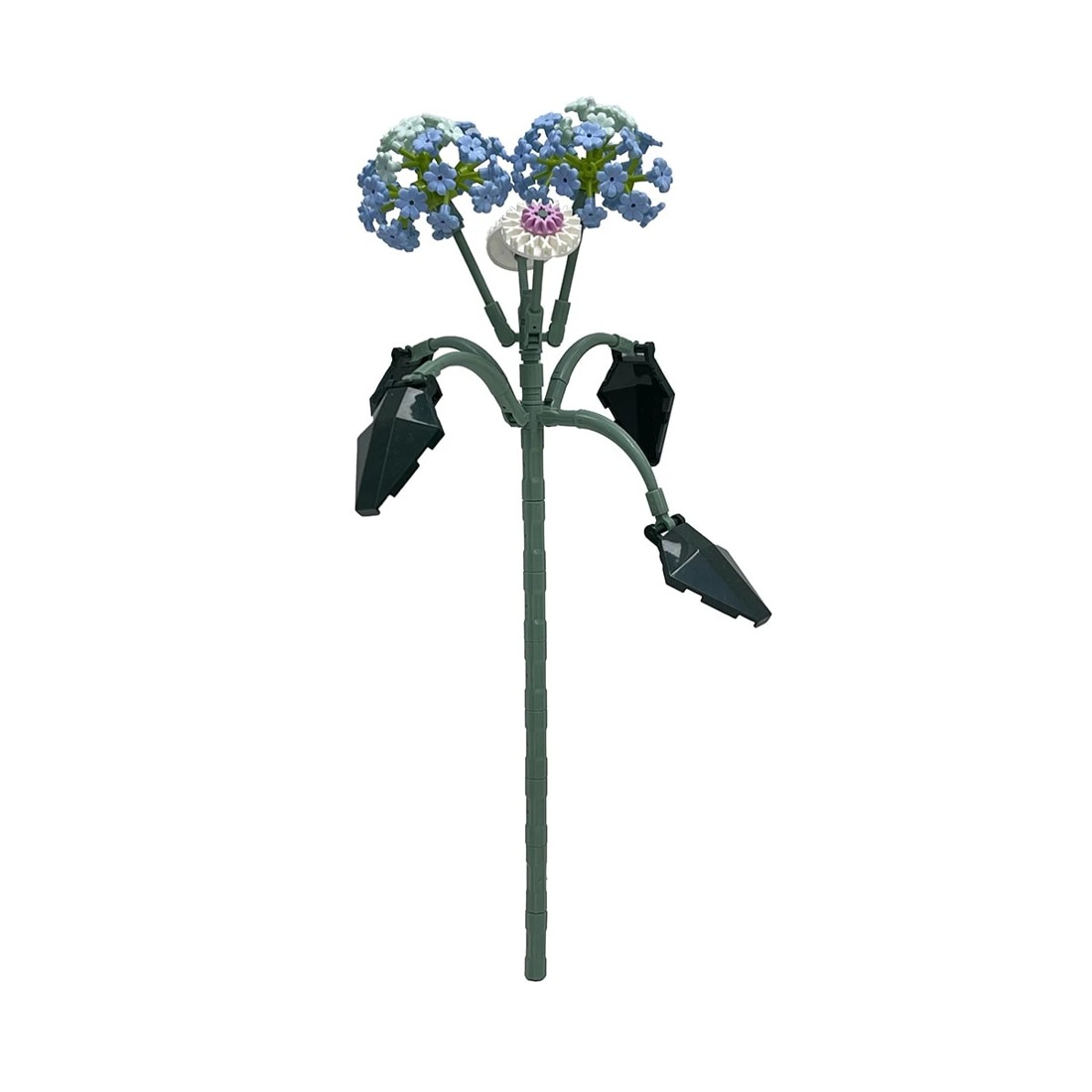 3 555 Piece Mini Blocks Flower Series: Flower Bouquet with Vase Playset, 3 of 8