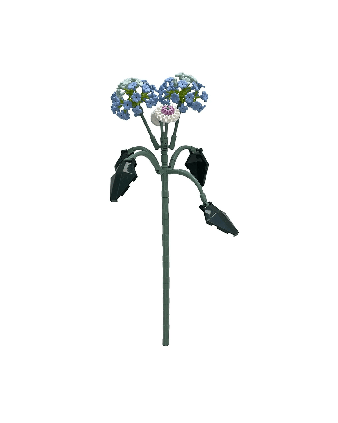 3 555 Piece Mini Blocks Flower Series: Flower Bouquet with Vase Playset, 3 of 8