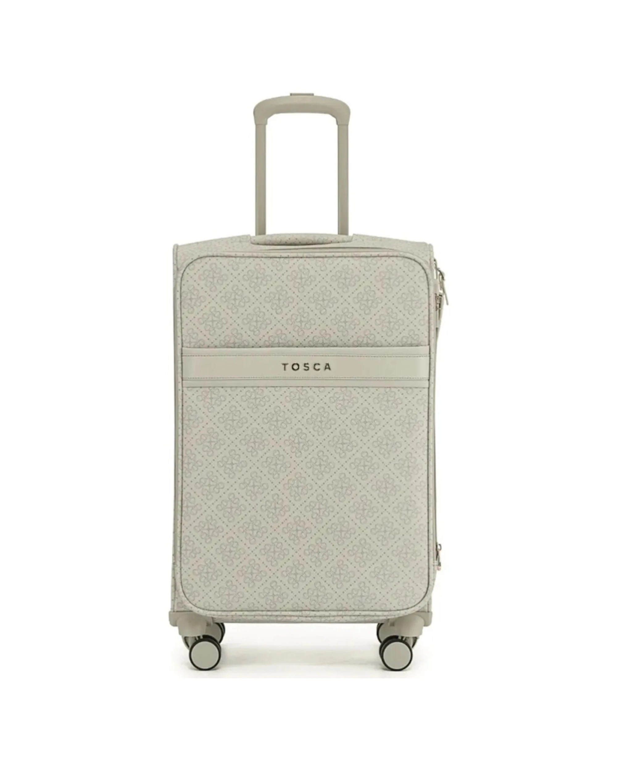 3 Tosca Willow 66 cm Medium Lightweight Expandable Suitcase Travel Luggage Vanilla - Beige, 3 of 3