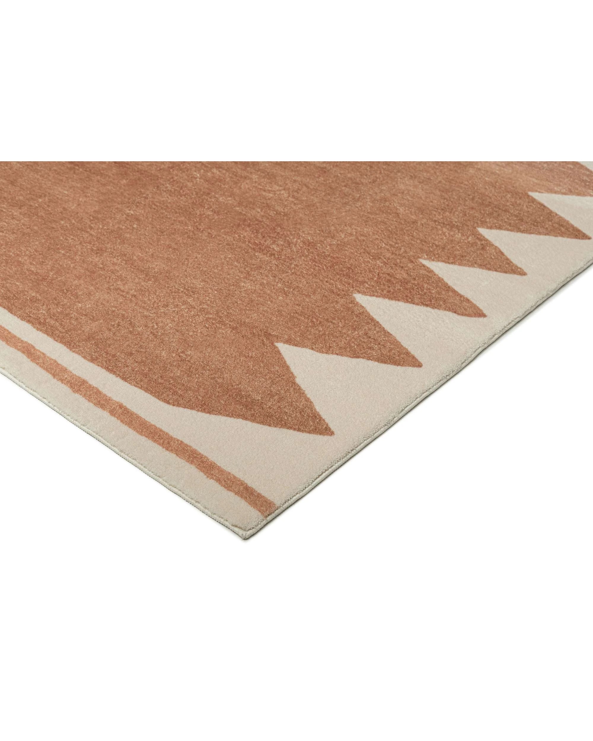 4 Loopsie Astor Printed Washable Rug - Brown, 4 of 8