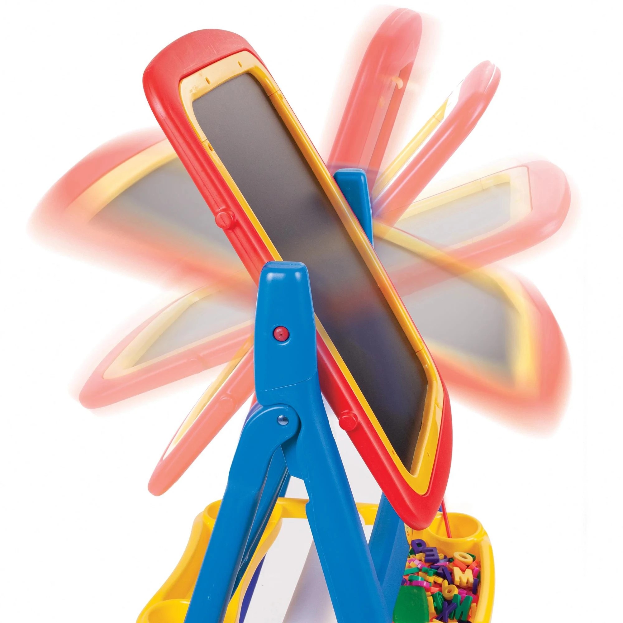 3 Crayola Qwikflip 2-Sided Easel - Red, 3 of 7