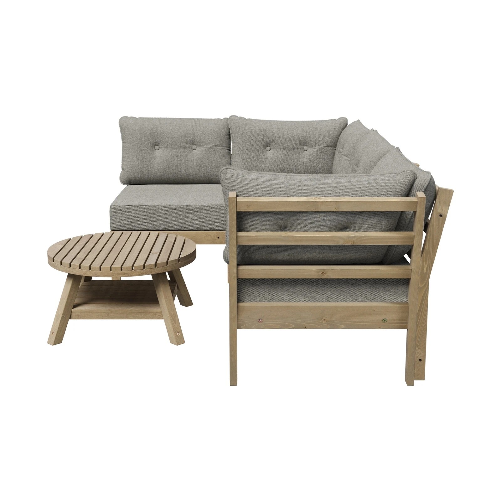 6 Livsip 4 Seater Outdoor Sofa Set Lounge Setting - Beige, 6 of 8