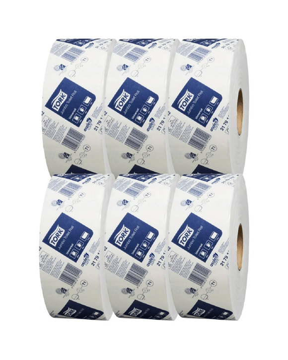 Tork T1 System Universal Jumbo 1 Ply Toilet Paper Roll 6 Pack