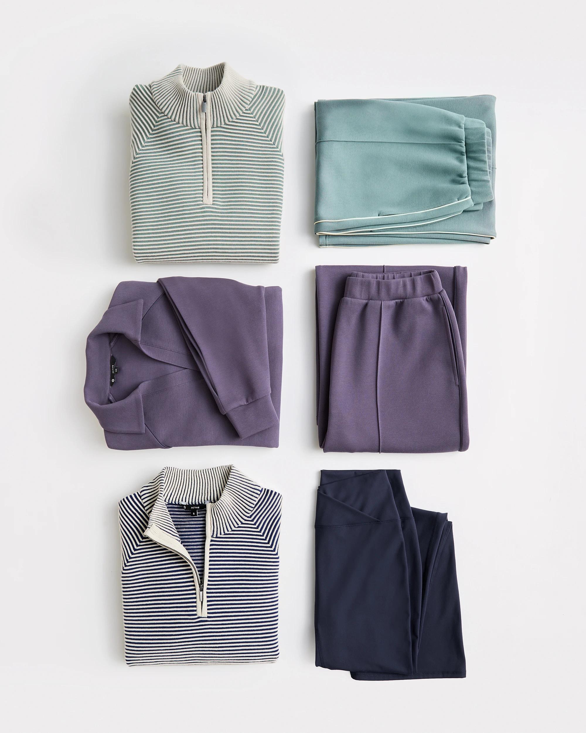 6 Target Active Studio Soft Wrap Flare Pants NAVY BLUE, 6 of 6