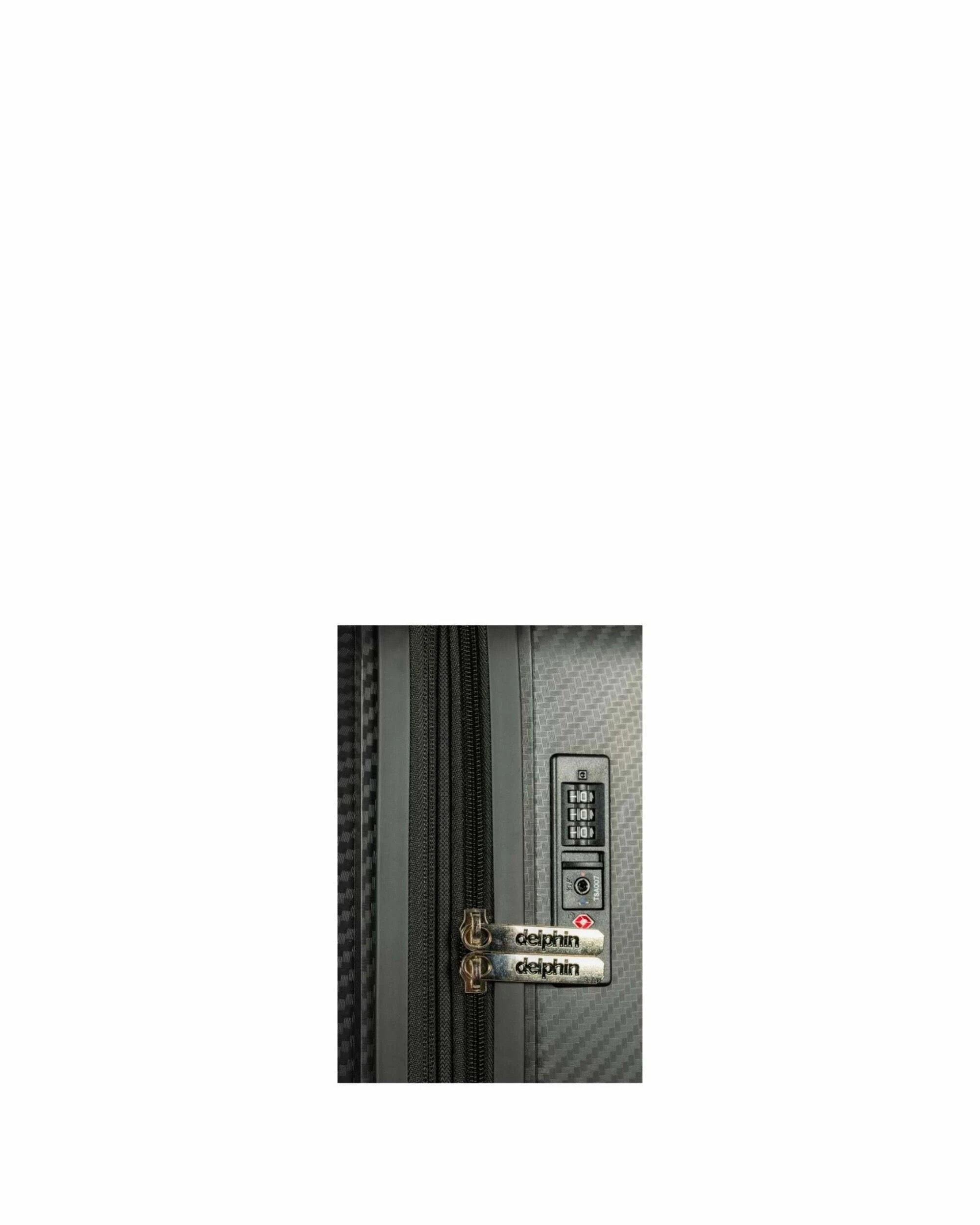 4 Delphin Verona Hardside Medium Spinner Suitcase - 68cm - Black, 4 of 4