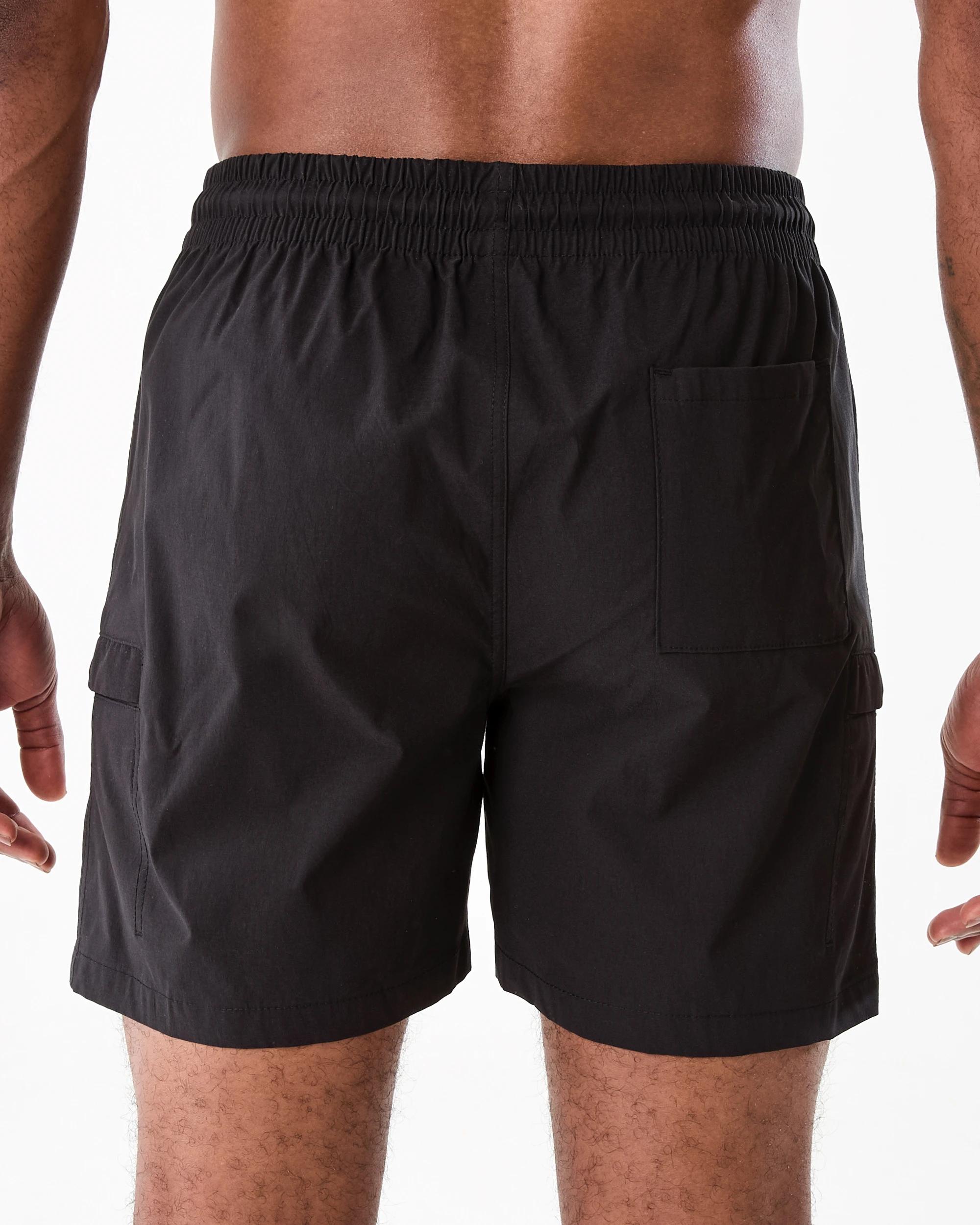 3 Active Mens Everyday Cargo Shorts BLACK, 3 of 7