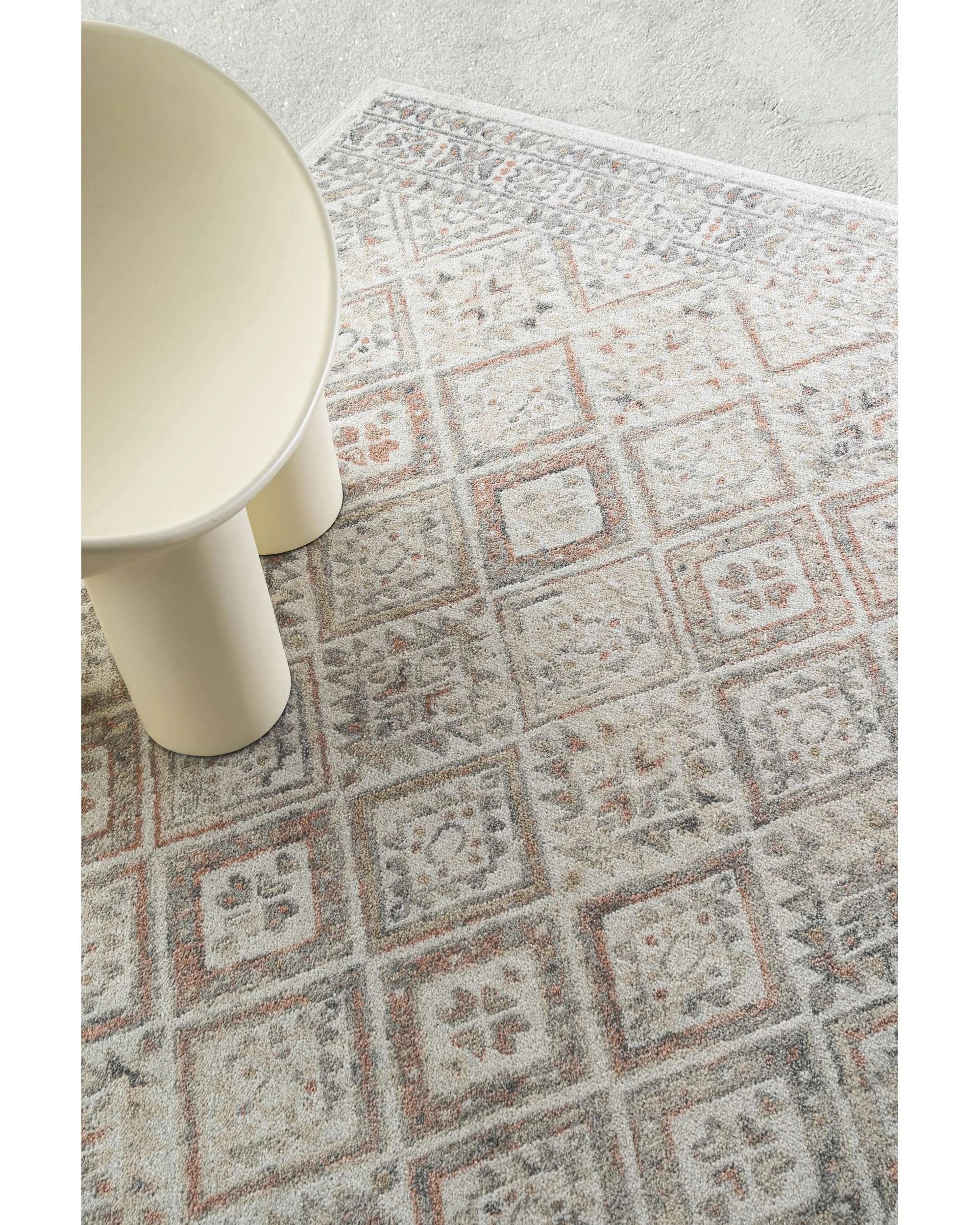 3 Loopsie Sorell Traditional Medallion Rug-370cm x 280cm - White, 3 of 8