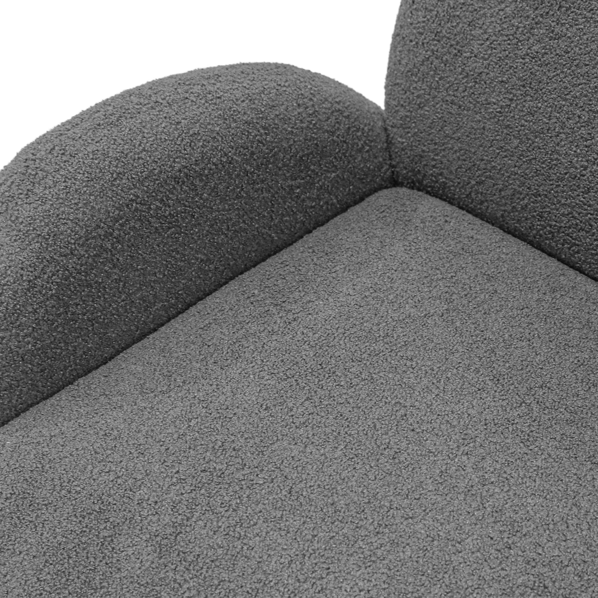 5 Levede 3-seater Boucle Sofa - Grey, 5 of 6