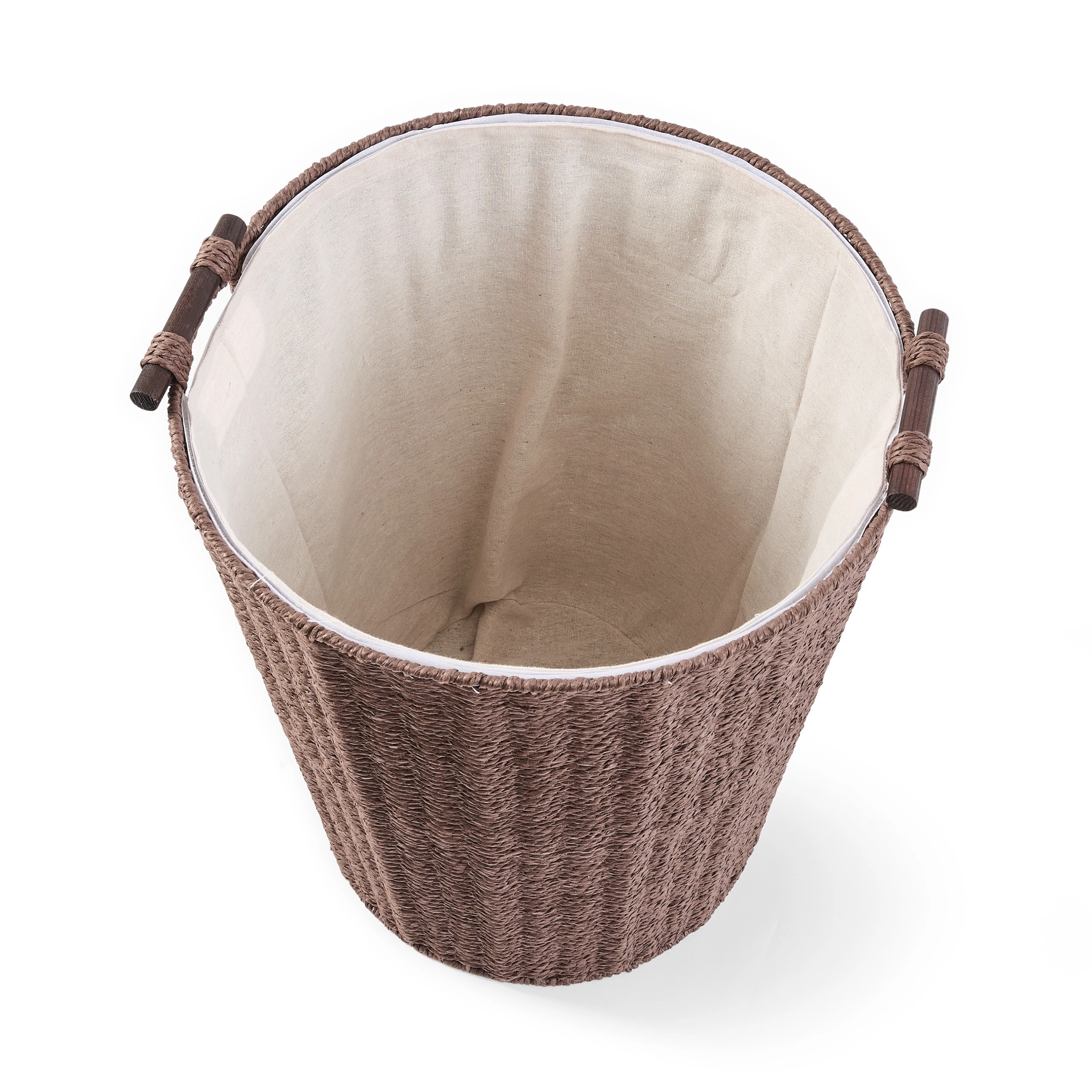 6 Paper Rope Laundry Hamper - Brown, 6 of 7
