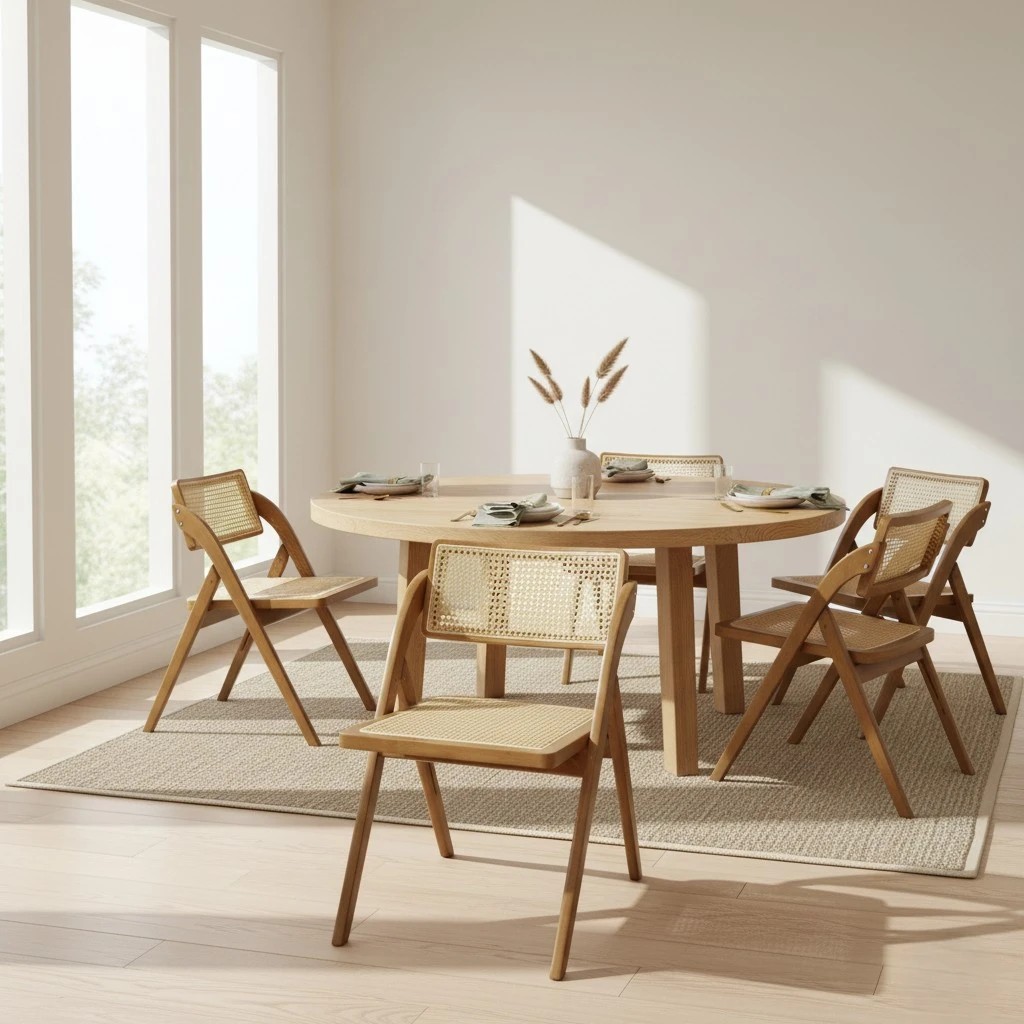 7 Levede 6pcs Chairs in Walnut Colour, 7 of 7