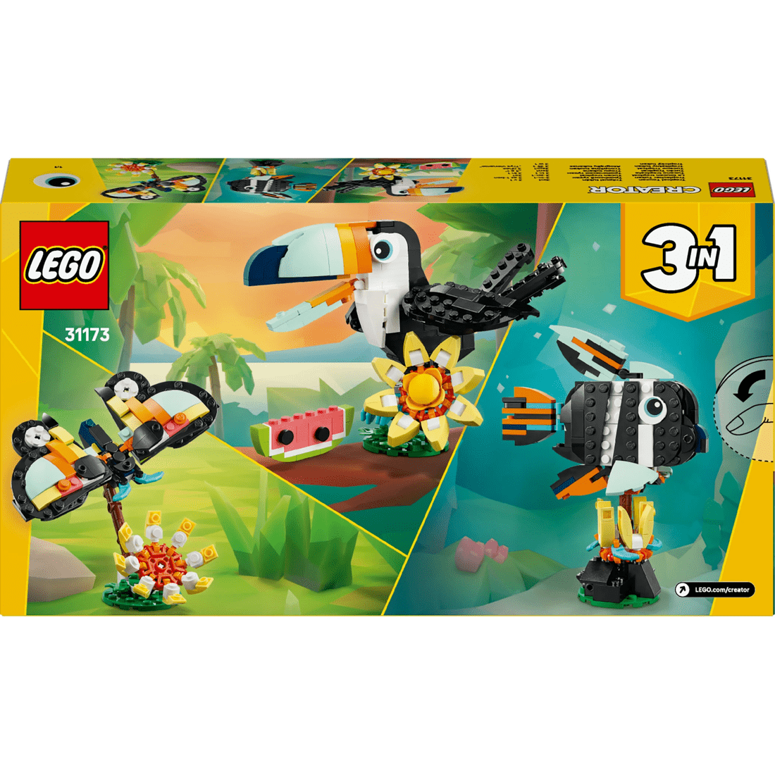10 LEGO Creator Wild Animals: Tropical Toucan 31173, 10 of 10