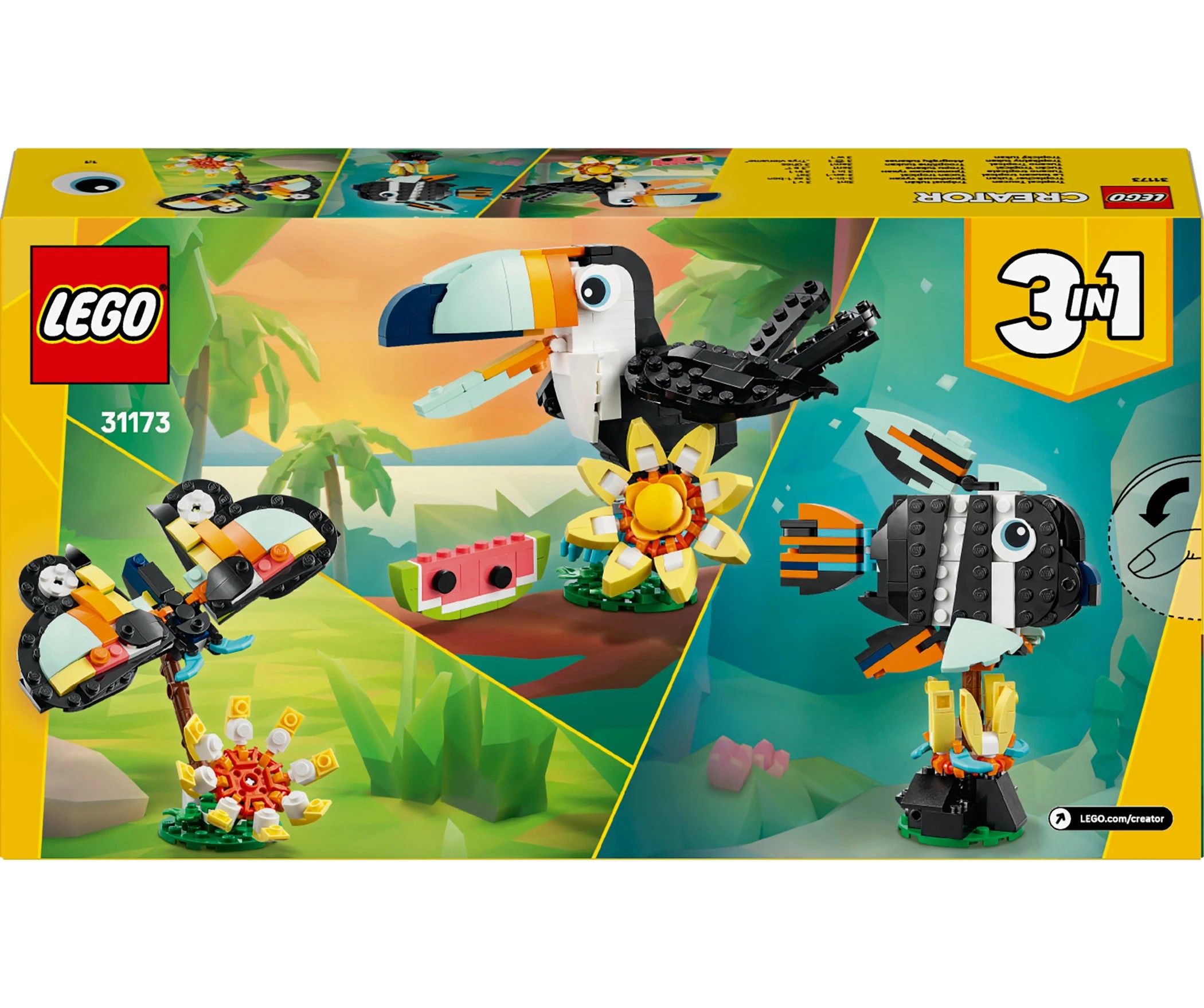 10 LEGO Creator Wild Animals: Tropical Toucan 31173, 10 of 10