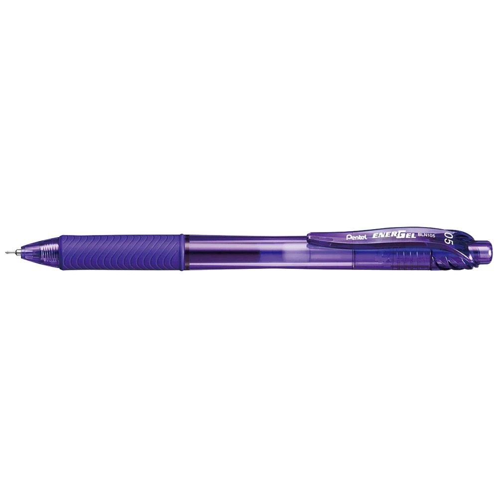 1 Pentel Energel X BLN105 Gel Pen 0.5mm Violet, 1 of 1
