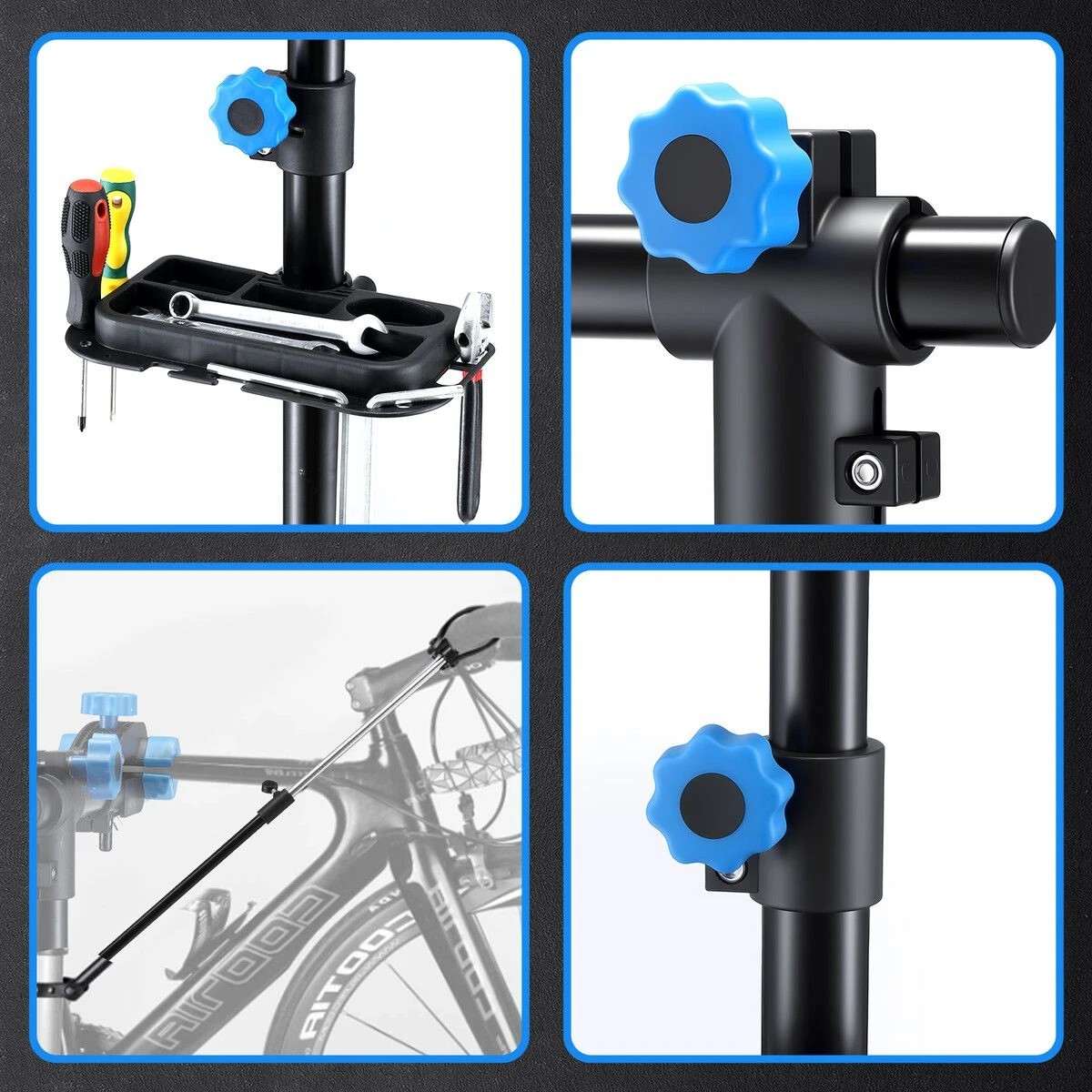 4 AUSWAY Bike Repair Stand Bicycle MTB Maintenance Mechanic Cycle Workstand Station, 4 of 6