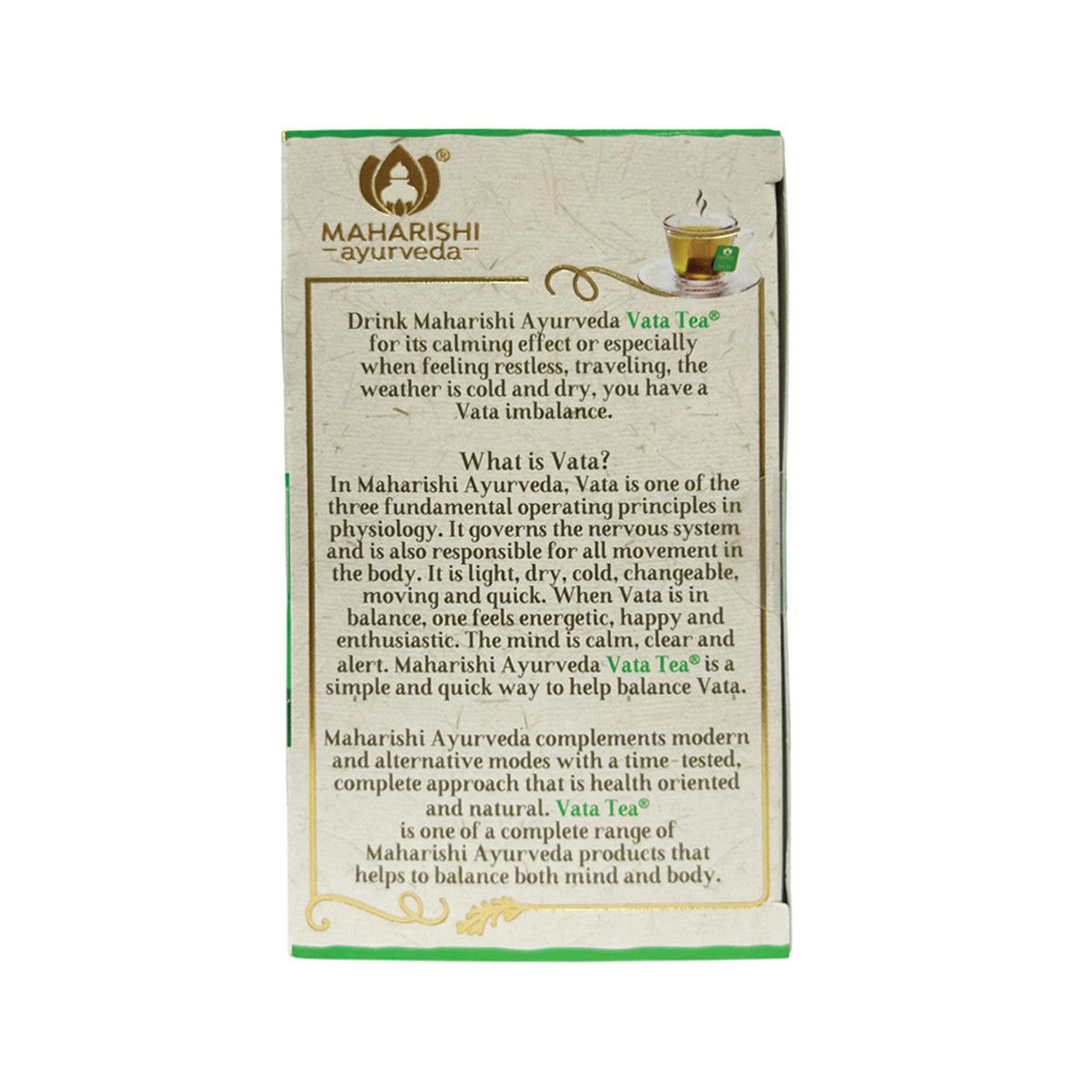 4 Maharishi Ayurveda Vata Tea x 20 Tea Bags, 4 of 4