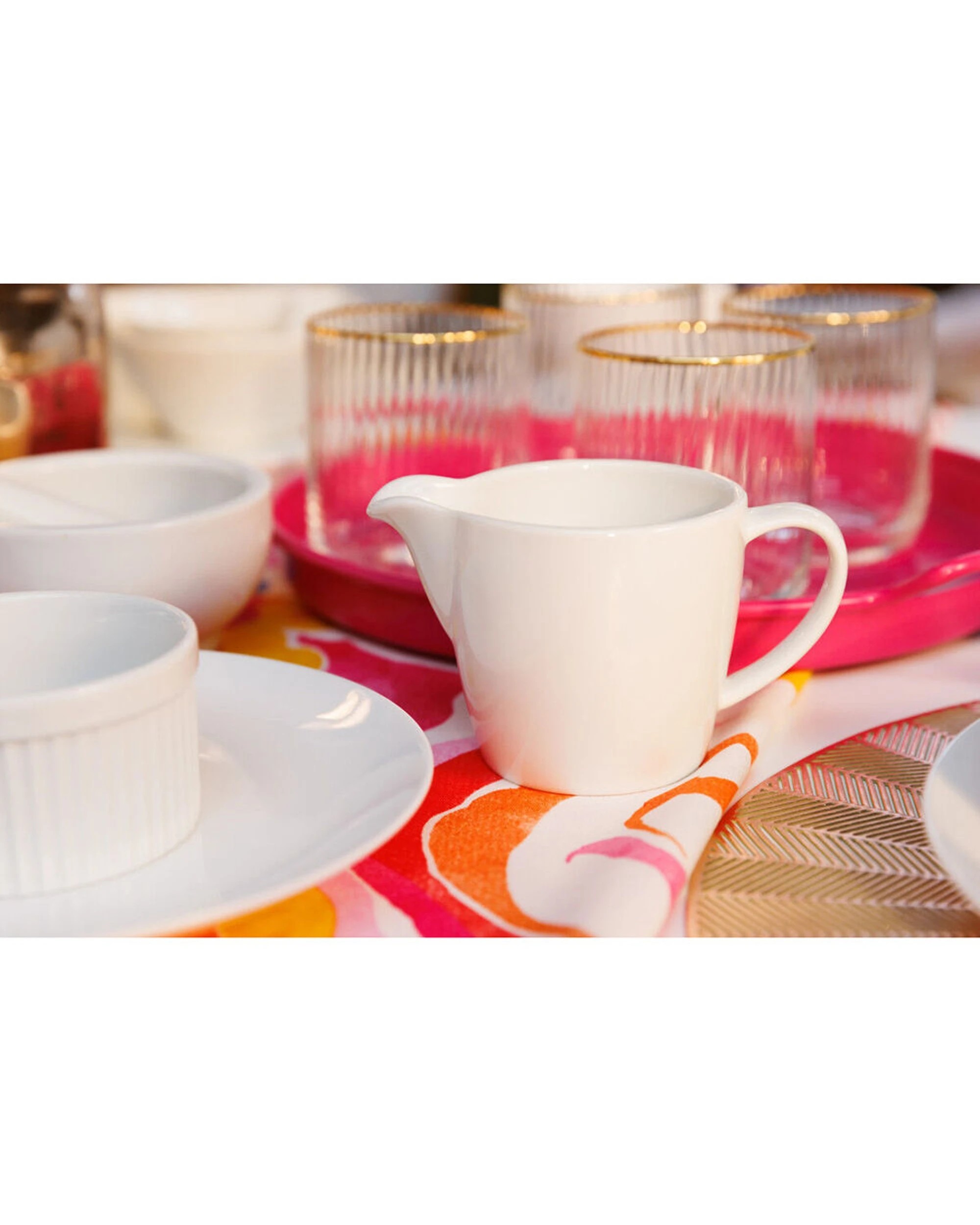 3 Mikasa Chalk Kitchen Porcelain Milk Jug 2pk 270ml - White, 3 of 6