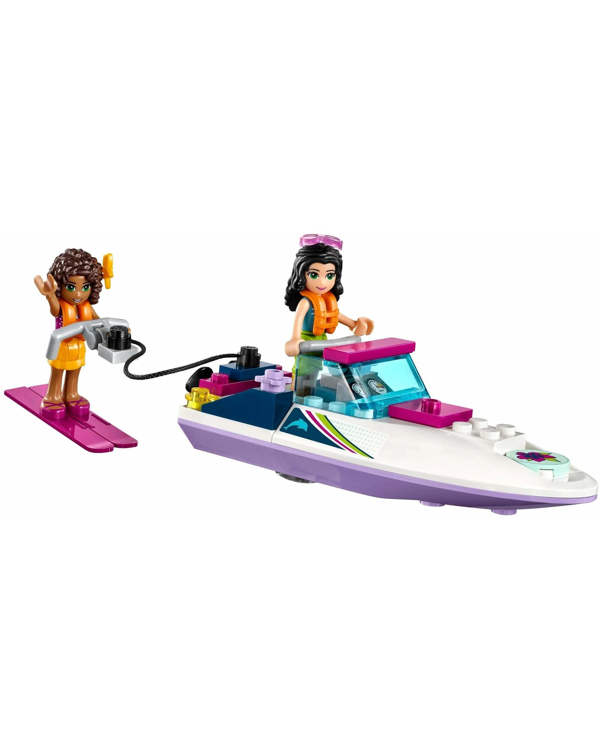 2 LEGO 41316 Andrea's Speedboat Transporter & Beach Party Playset, 2 of 3