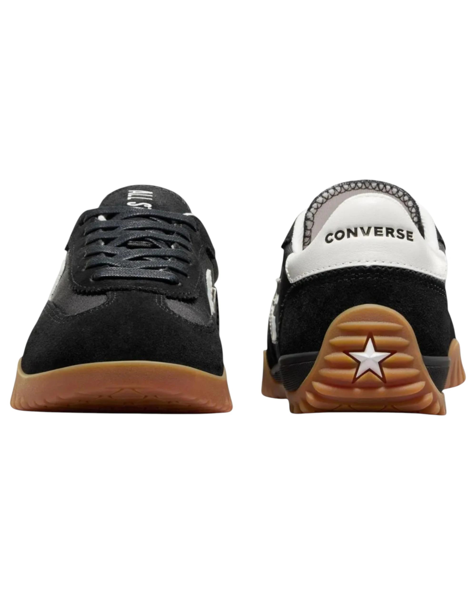 3 Converse Unisex Run Star Trainer Low Top Black Casual Shoes BLACK/EGRET/HONEY, 3 of 9