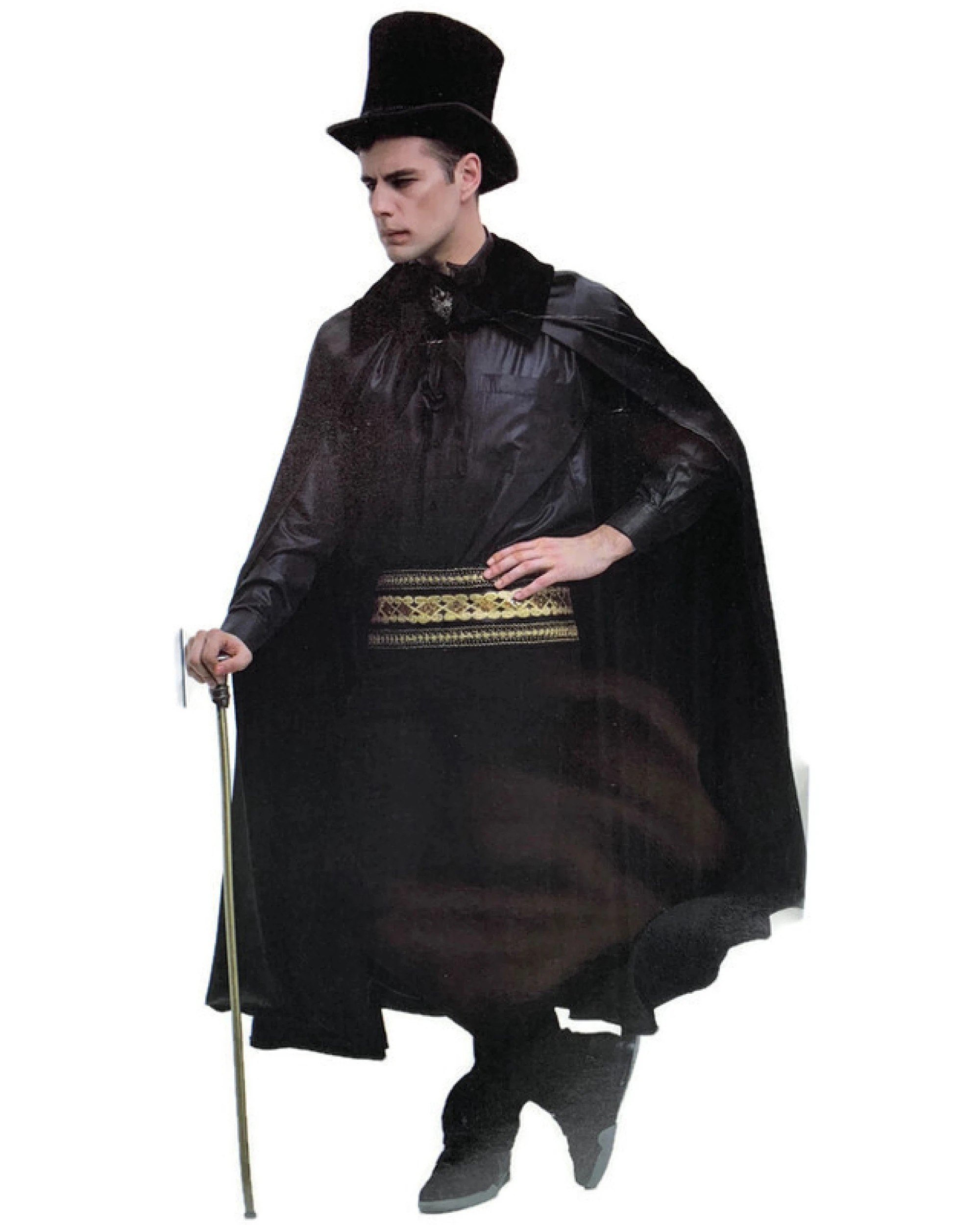 1 BR Costumes Collared Cape Cloak Robe for Halloween, 1 of 2