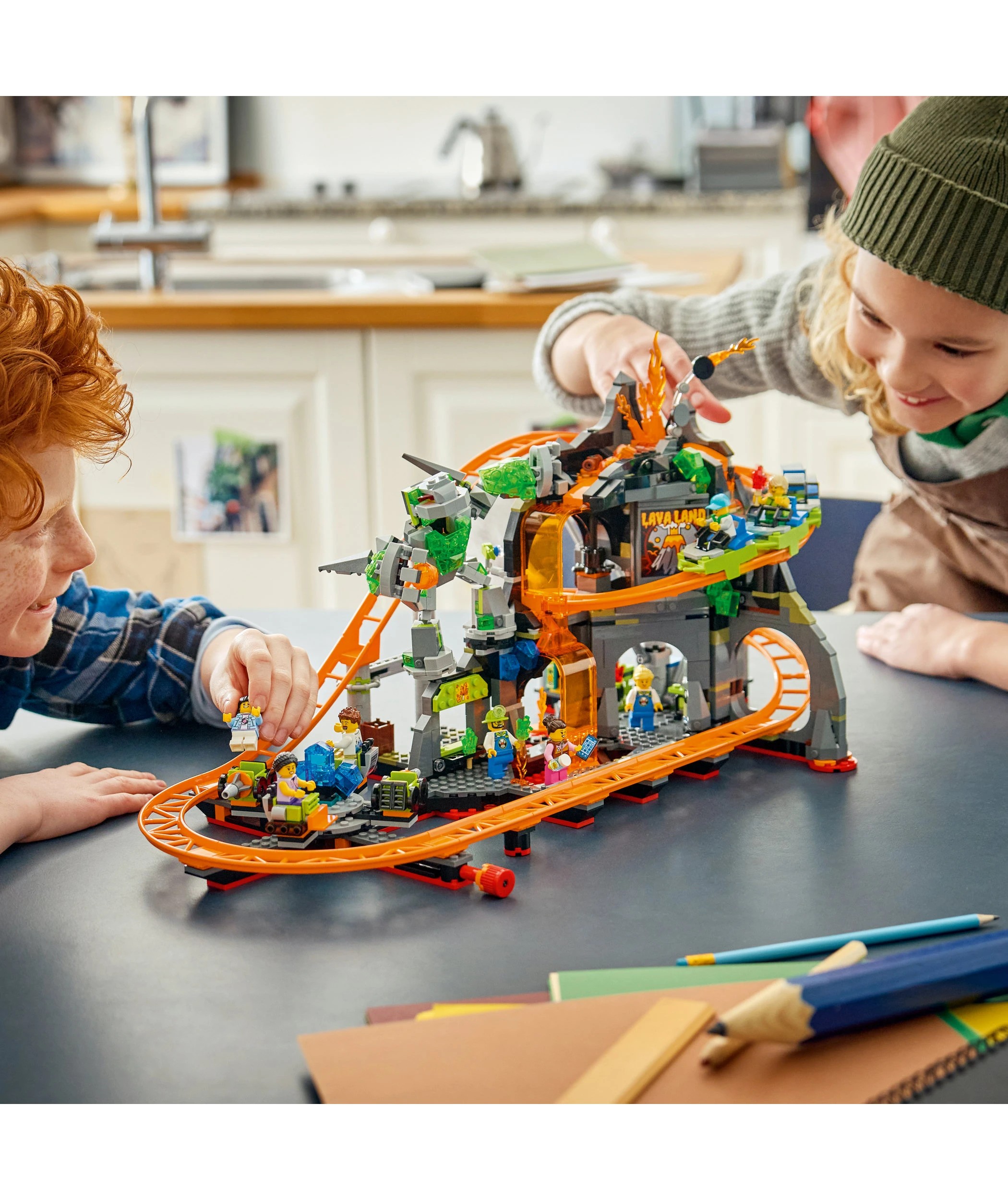 8 LEGO City Lava Land Roller Coaster Park 60501, 8 of 10