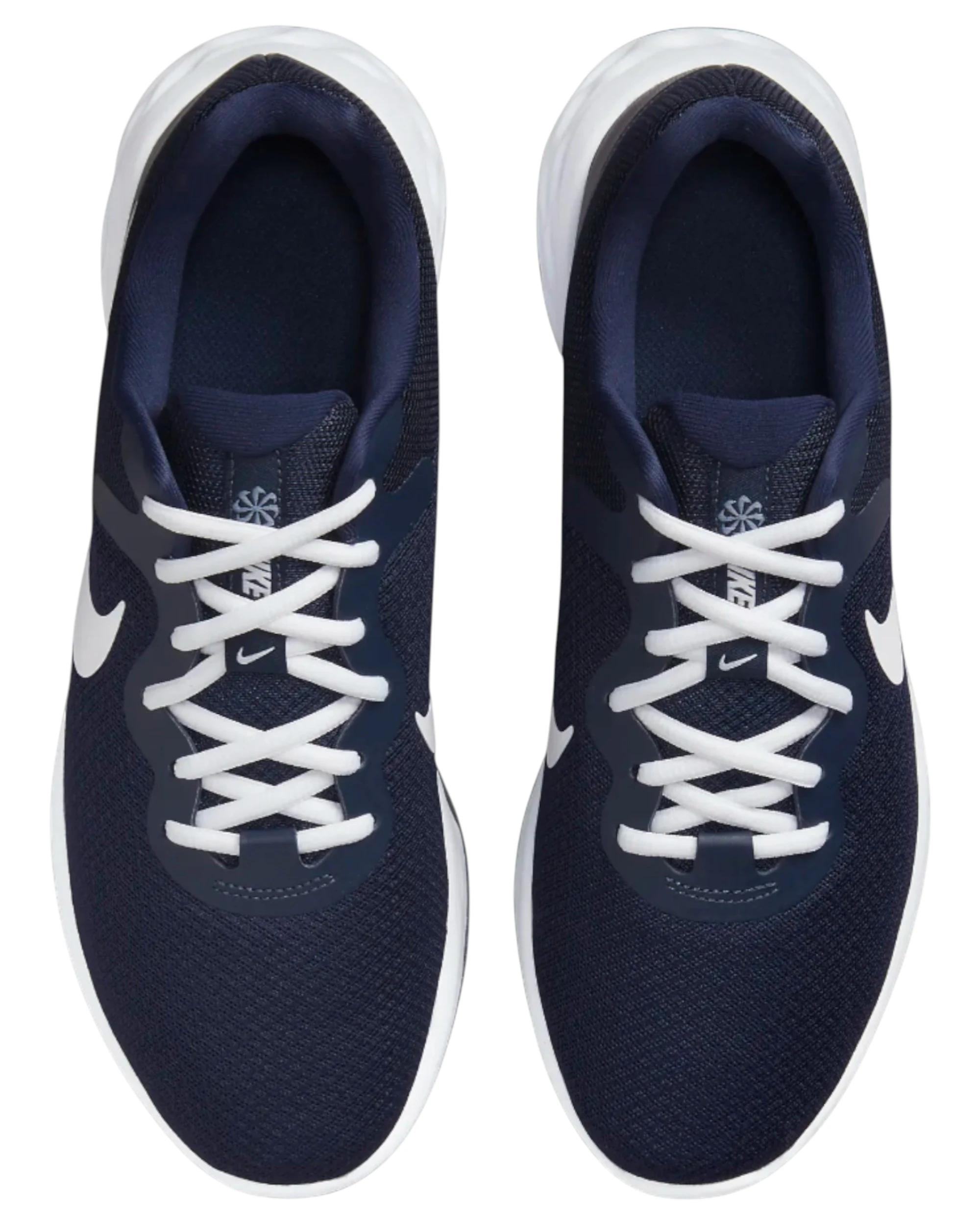 3 Nike Mens Revolution 6 Next Nature Midnight Navy/ White Athletic Running Shoes MIDNIGHT NAVY/ WHITE, 3 of 8